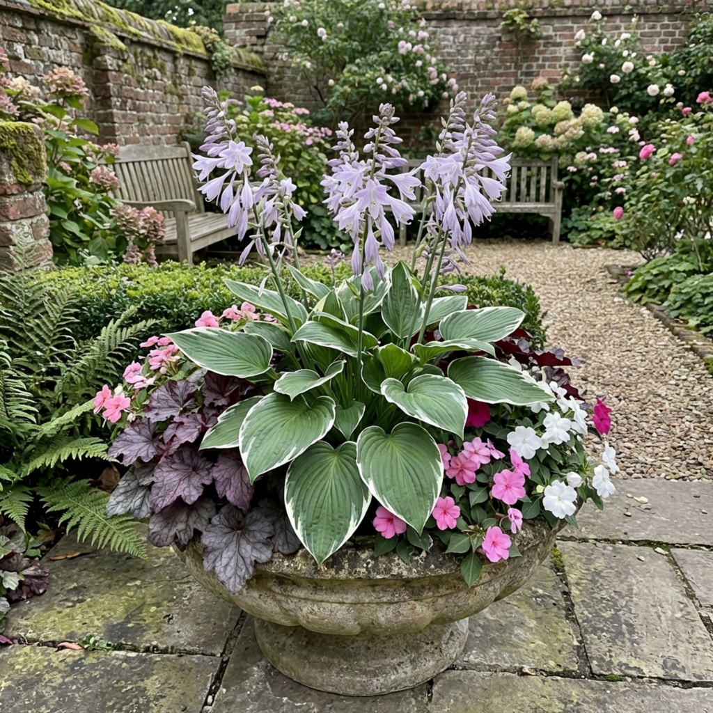 Hosta 'Francee' — Plantain Lily, Hardy Perennial, 1L Pot (Set of 3 or 6)