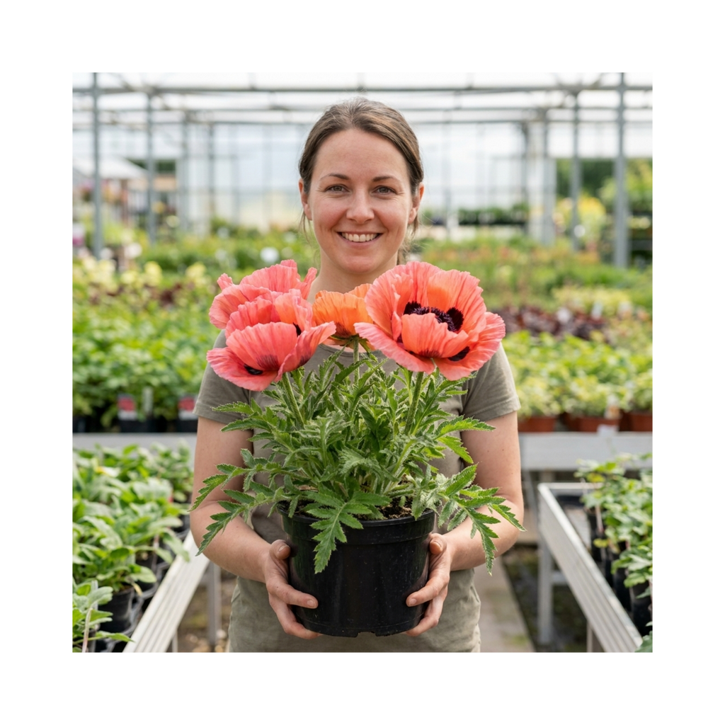 Papaver ‘Bolero’ — Hardy Perennial, Bee-Friendly, 3L Pot