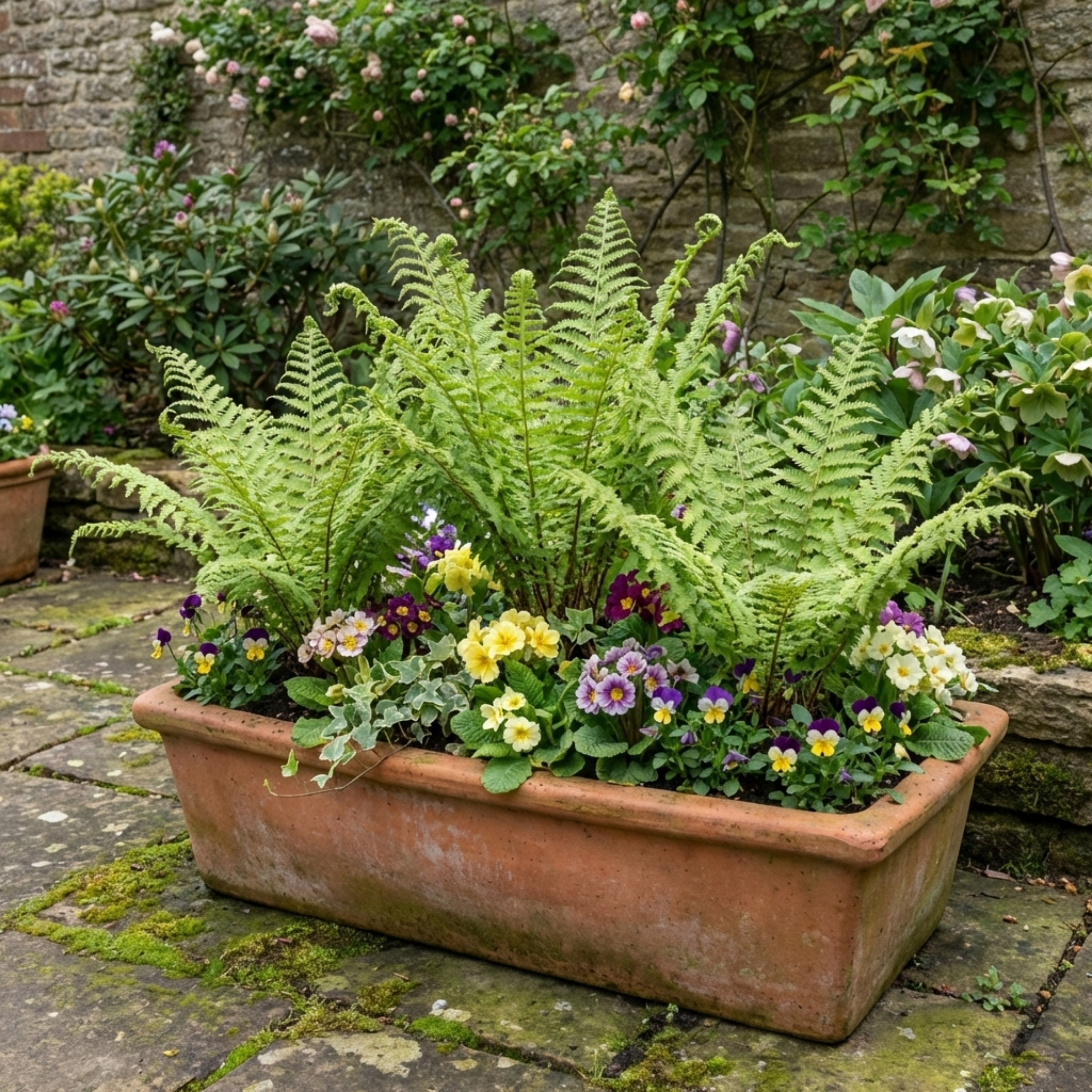 Soft ‘Shield’ — Evergreen Perennial Fern, 1L Pot (Set of 3 or 6)
