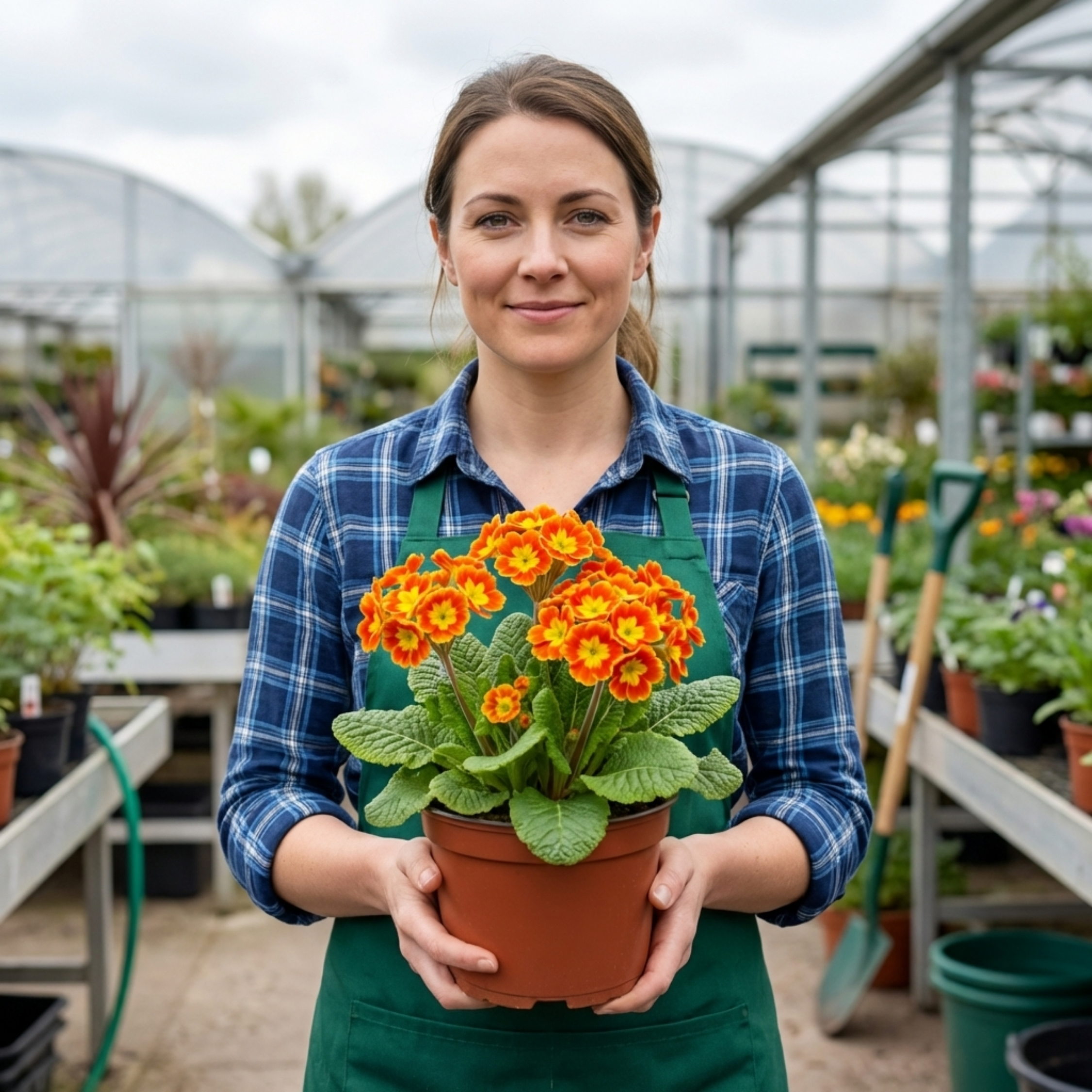 Primula veris 'Orange with Yellow' — Cowslip, Hardy Perennial, Bee-Friendly, 11cm Pot (Set of 3 or 6)
