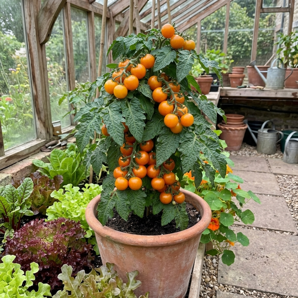 Tomato ‘Stargold Cherry Tomato’ — Tender Annual (grafted), 1L Pot (Set of 3 or 6)