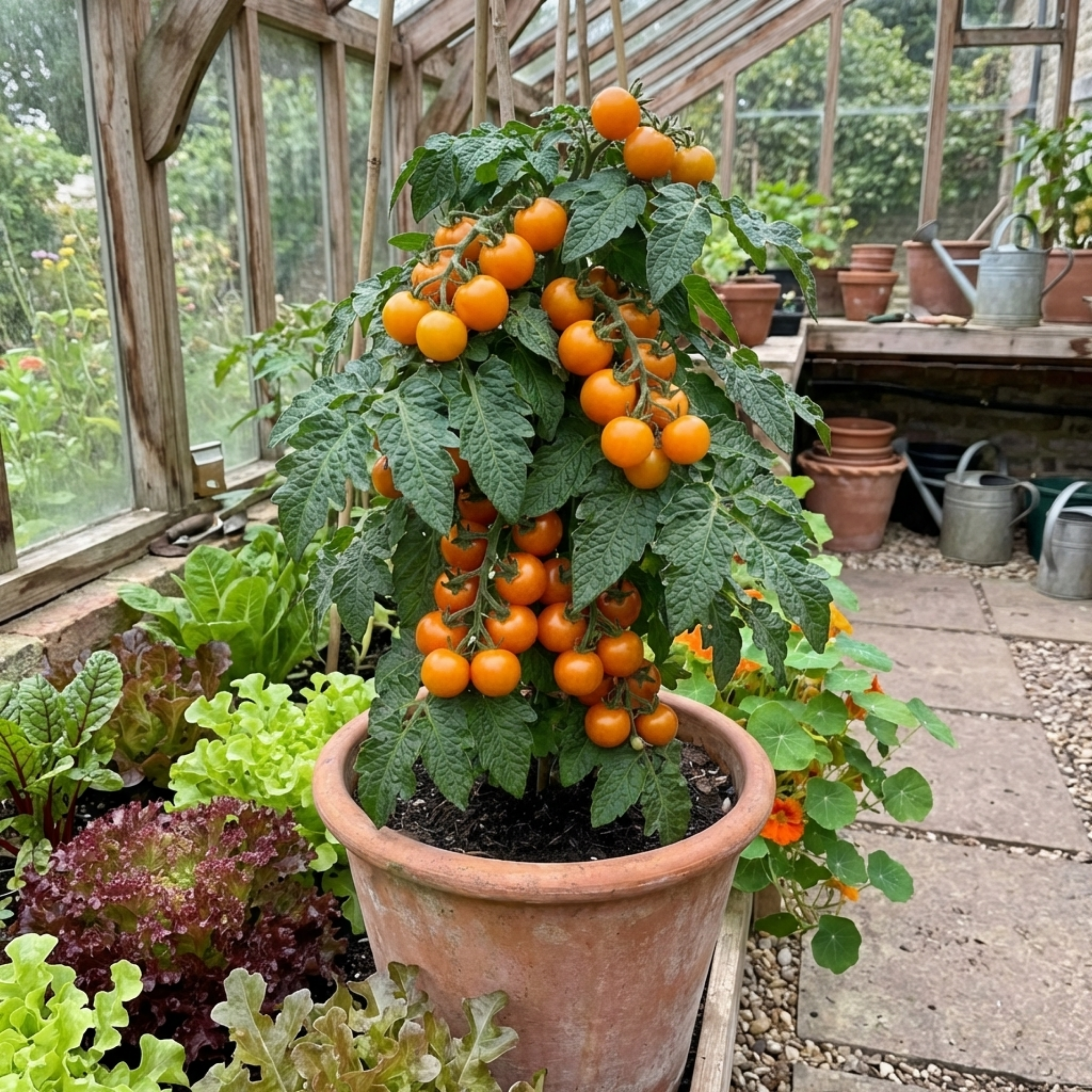 Tomato ‘Stargold Cherry Tomato’ — Tender Annual (grafted), 1L Pot (Set of 3 or 6)