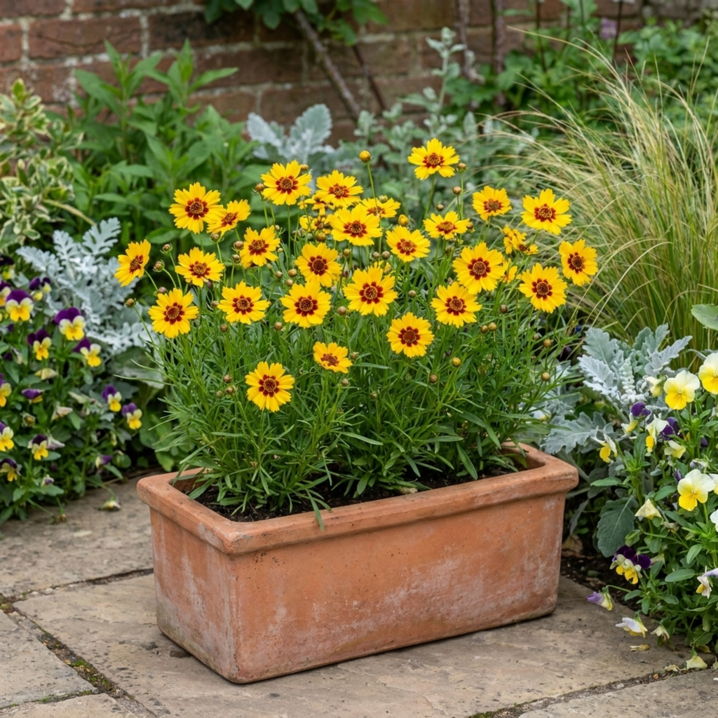 Coreopsis ‘Sunfire’ — Hardy Perennial, Bee-Friendly, 1L Pot (Set of 3 or 6)