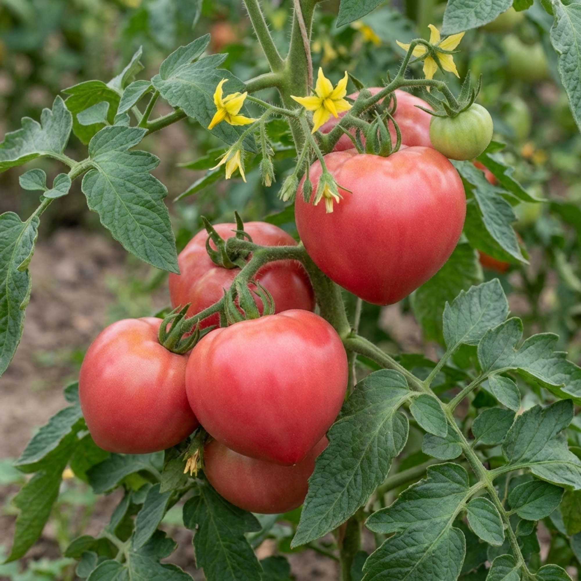 Tomato ‘Rose Crush’ — Fruit Plant / Tender Annual, 10.5cm Pot (Set of 3 or 6)