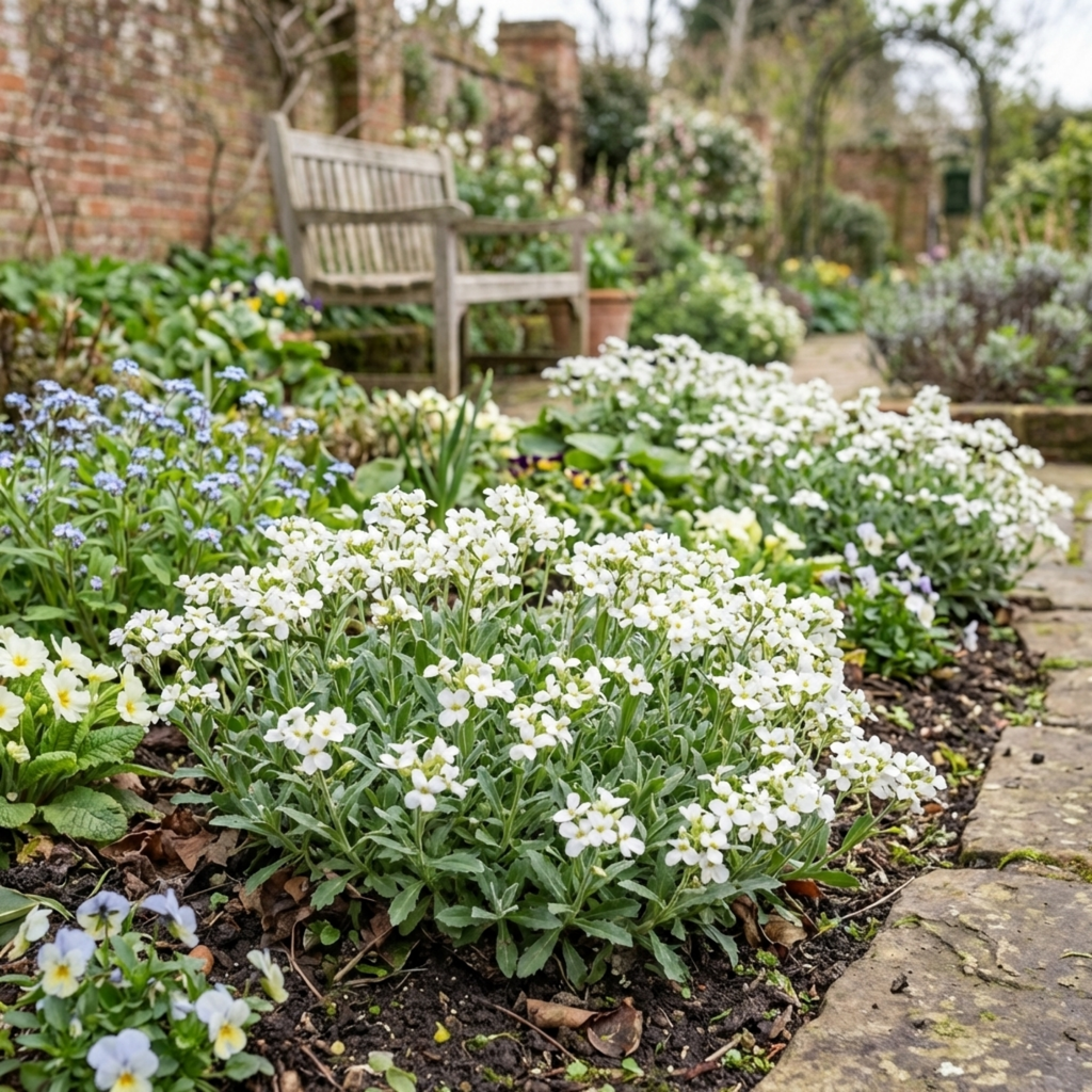 Arabis ‘Aubris White’ — Evergreen Alpine Perennial, 1L Pot (Set of 3 or 6)