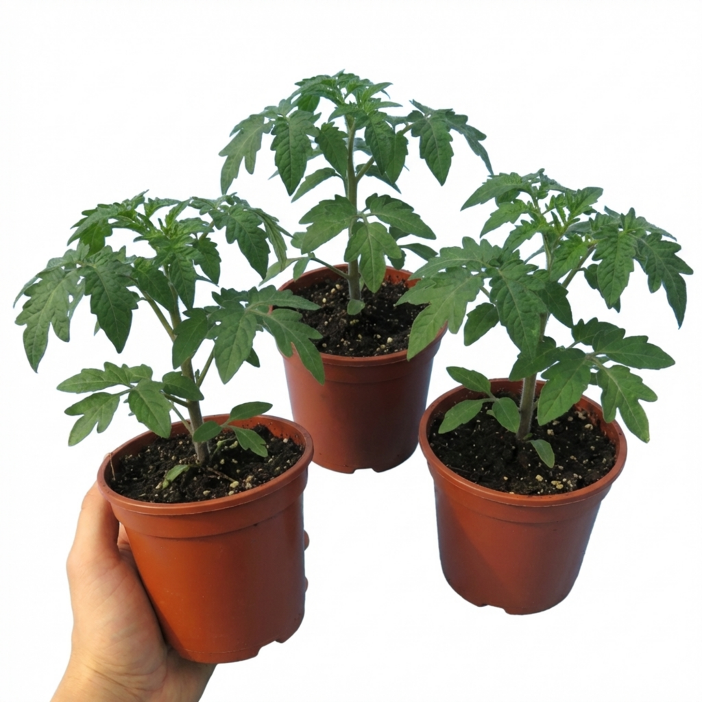 Tomato 'Bush Steak Megabyte' — Tender Annual Fruit, 10.5cm Pot (Set of 3 or 6)