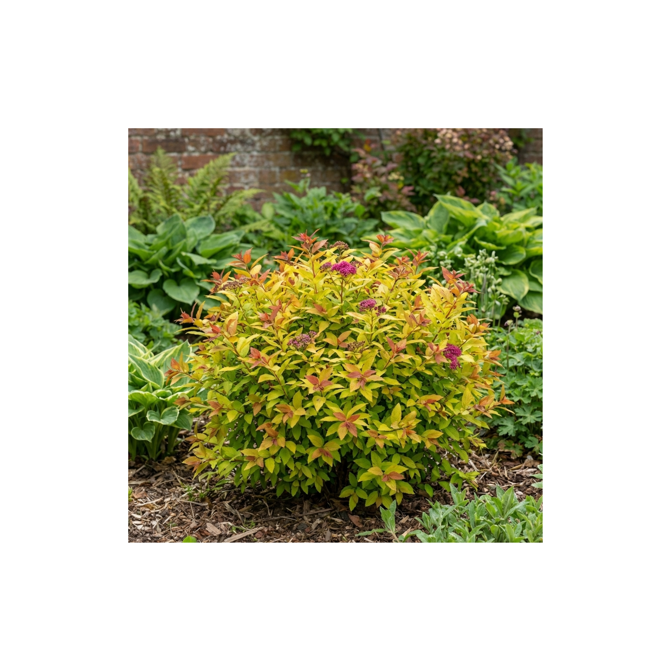 Spiraea ‘Goldflame’ — Deciduous Shrub, Bee-Friendly, 17cm Pot
