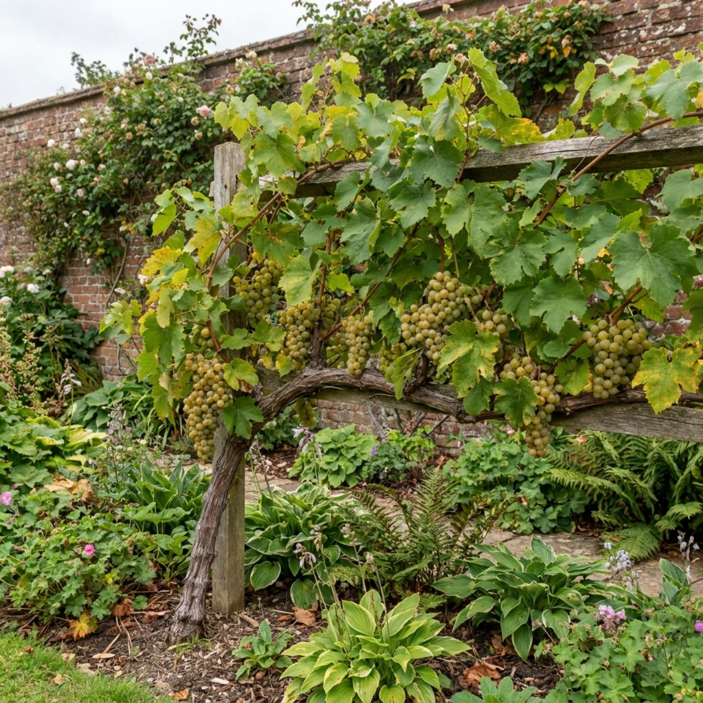 Grape ‘Vine Vitis Centennial White Seedless’ — Deciduous Climbing Vine, 3L Pot