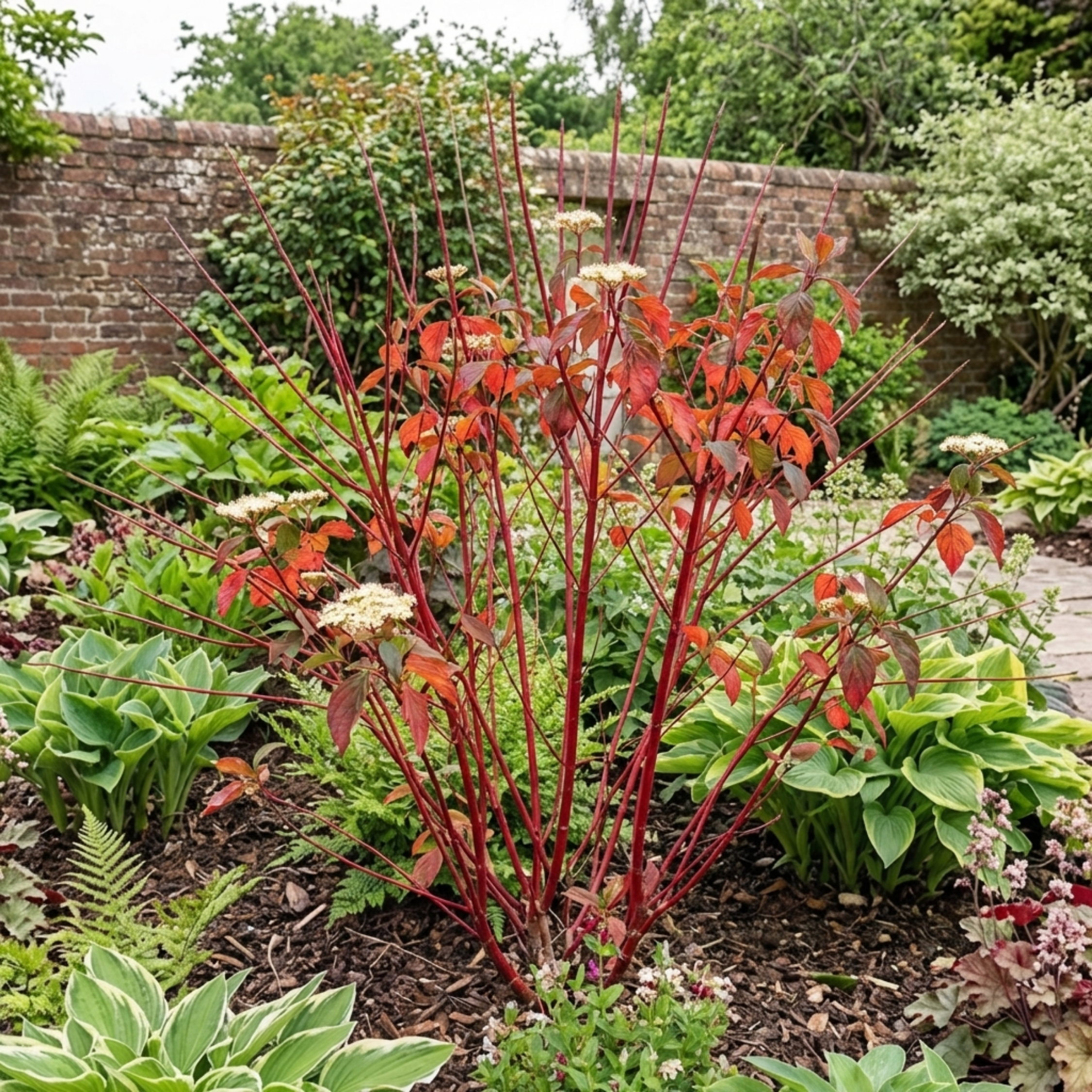Cornus ‘Alba Sibirica Red Stemmed Dogwood’ — Deciduous Shrub, Bee-Friendly, 3L Pot