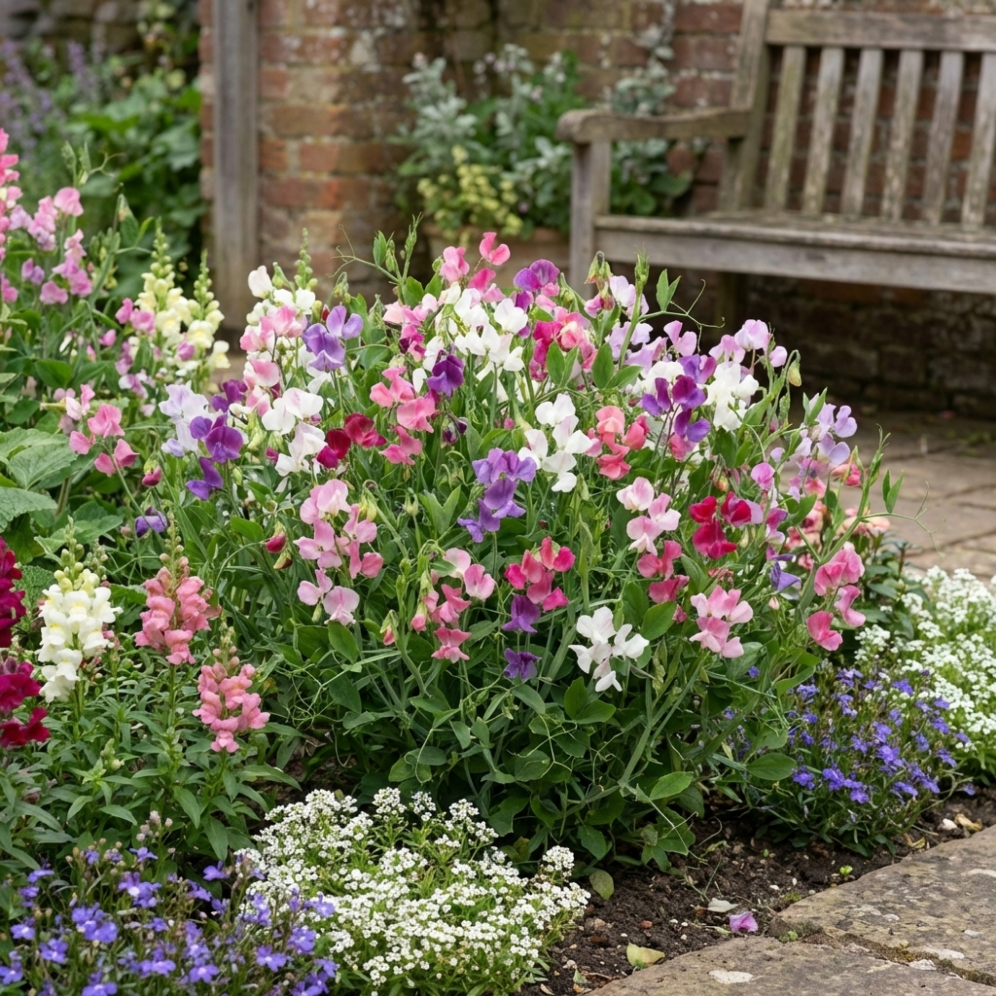 Lathyrus ‘Cupid’ — Hardy Annual Climber, Bee-Friendly, 10.5cm Pot (Set of 3 or 6)