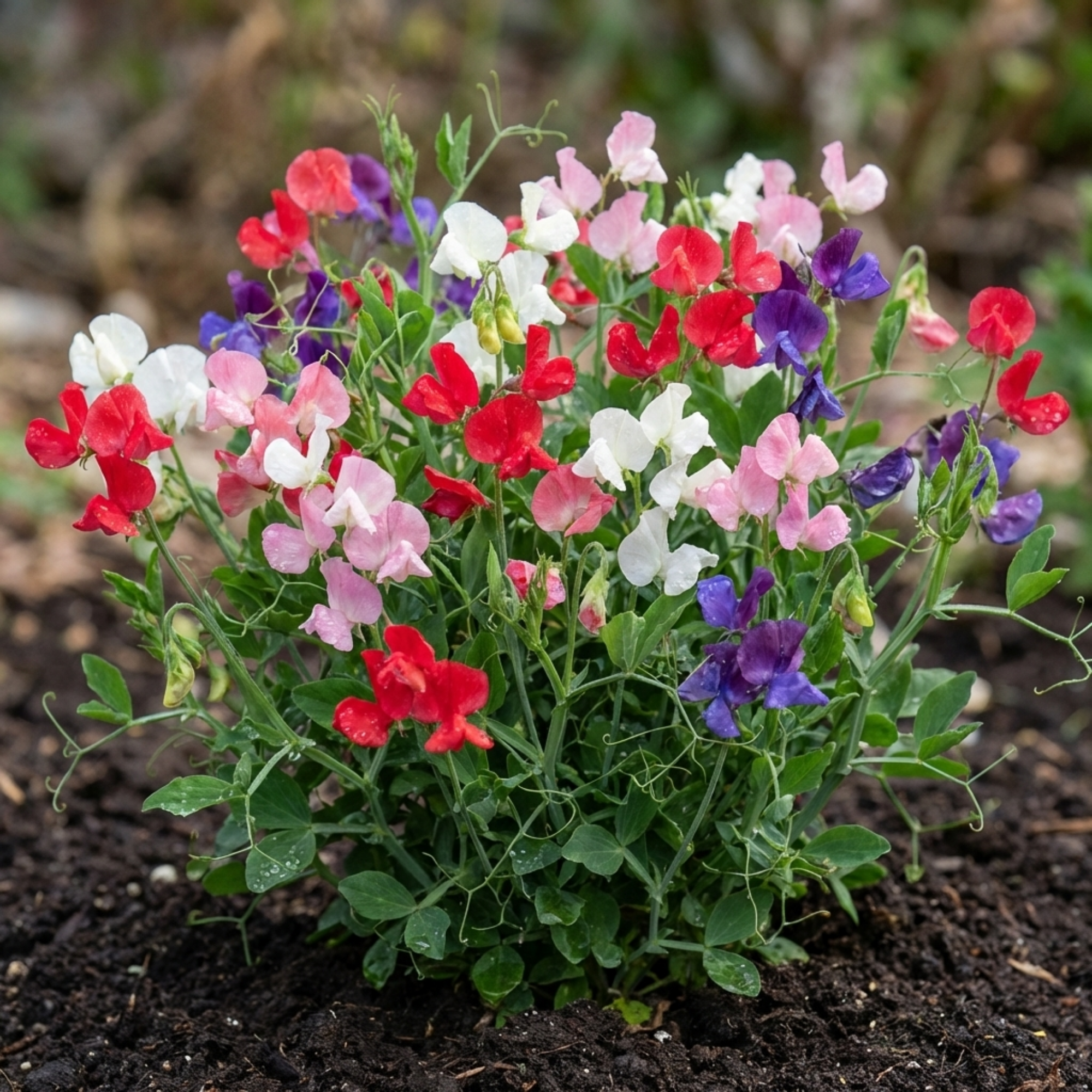 Lathyrus ‘Little Sweetheart’ — Hardy Annual Climber, Bee-Friendly, 10.5cm Pot (Set of 3 or 6)