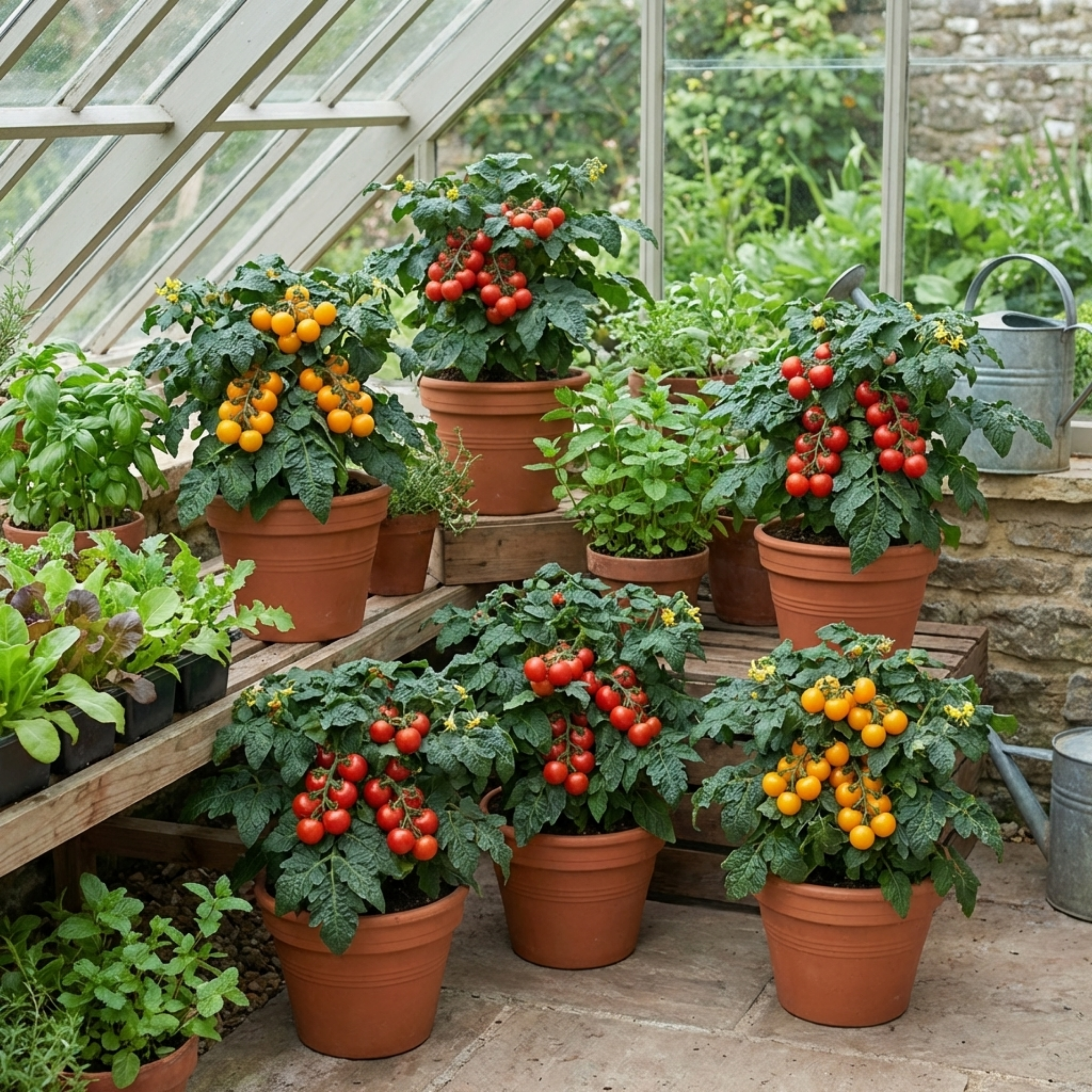 Tomato ‘Jo’ — Half-hardy Annual Fruiting Plant, 1L Pot (Set of 3 or 6)