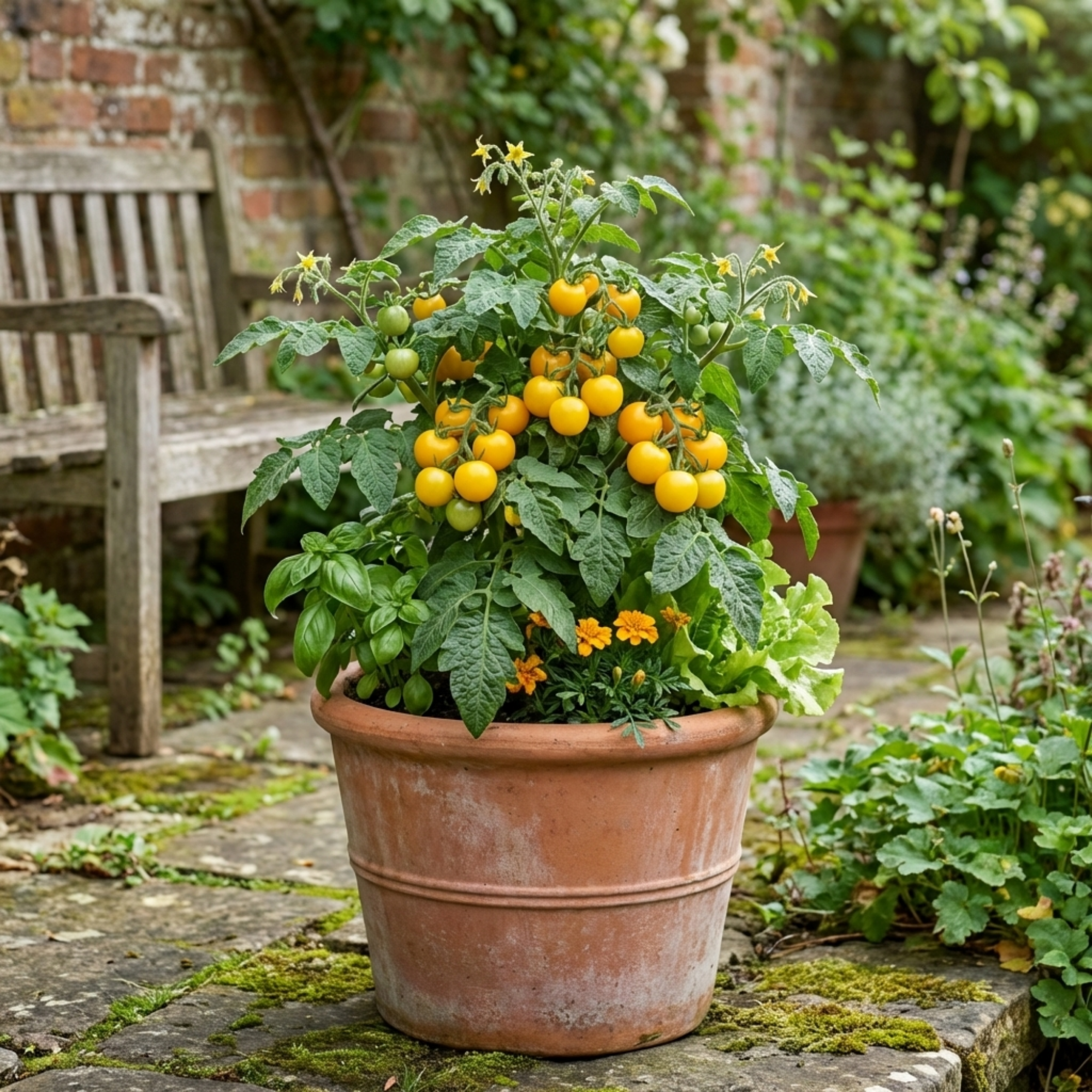 Tomato ‘Lemon Sherbet’ — Fruit Plant / Tender Annual, 10.5cm Pot (Set of 3 or 6)
