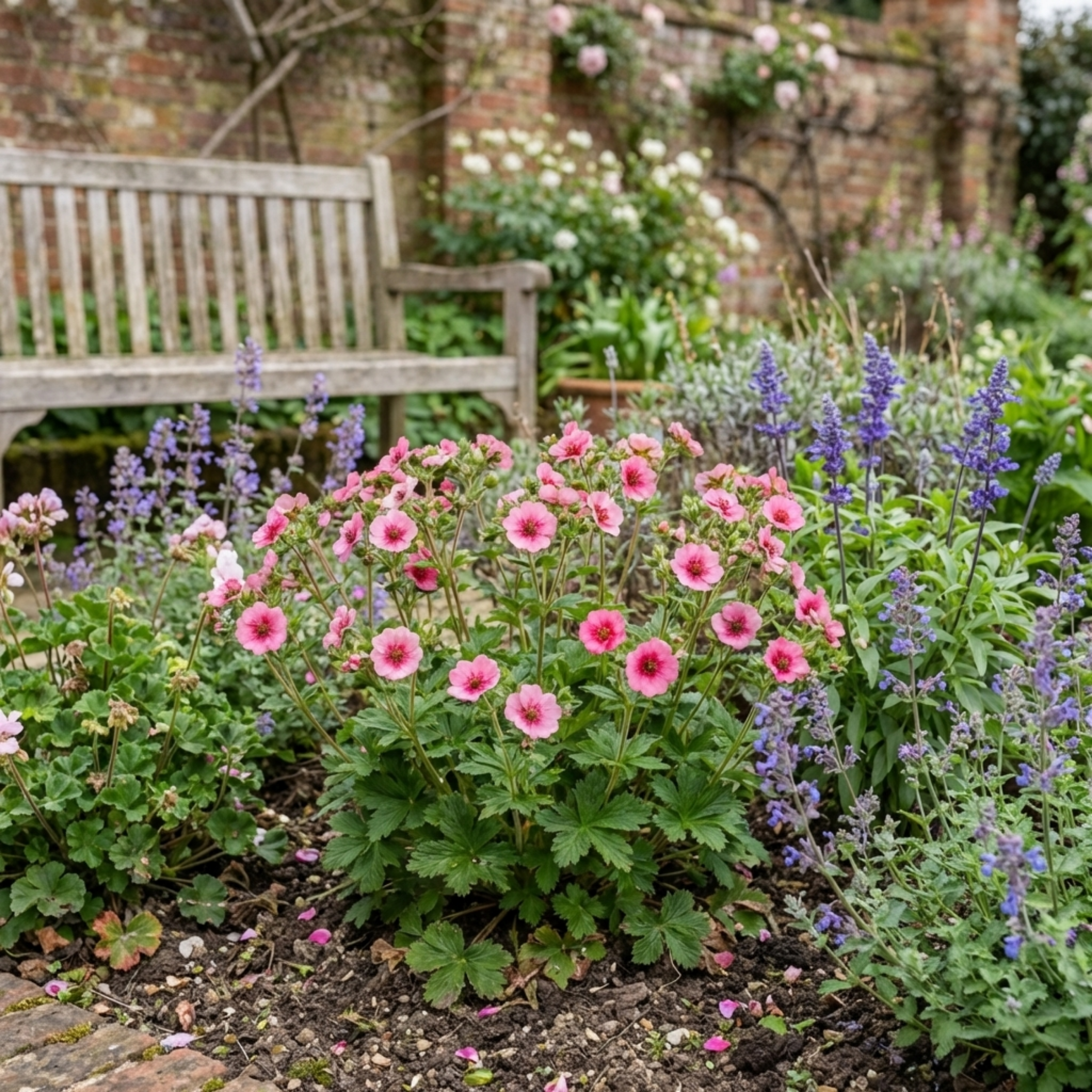 Potentilla ‘Miss Wilmott’ — Hardy Perennial, Bee-Friendly, 1L Pot (Set of 3 or 6)