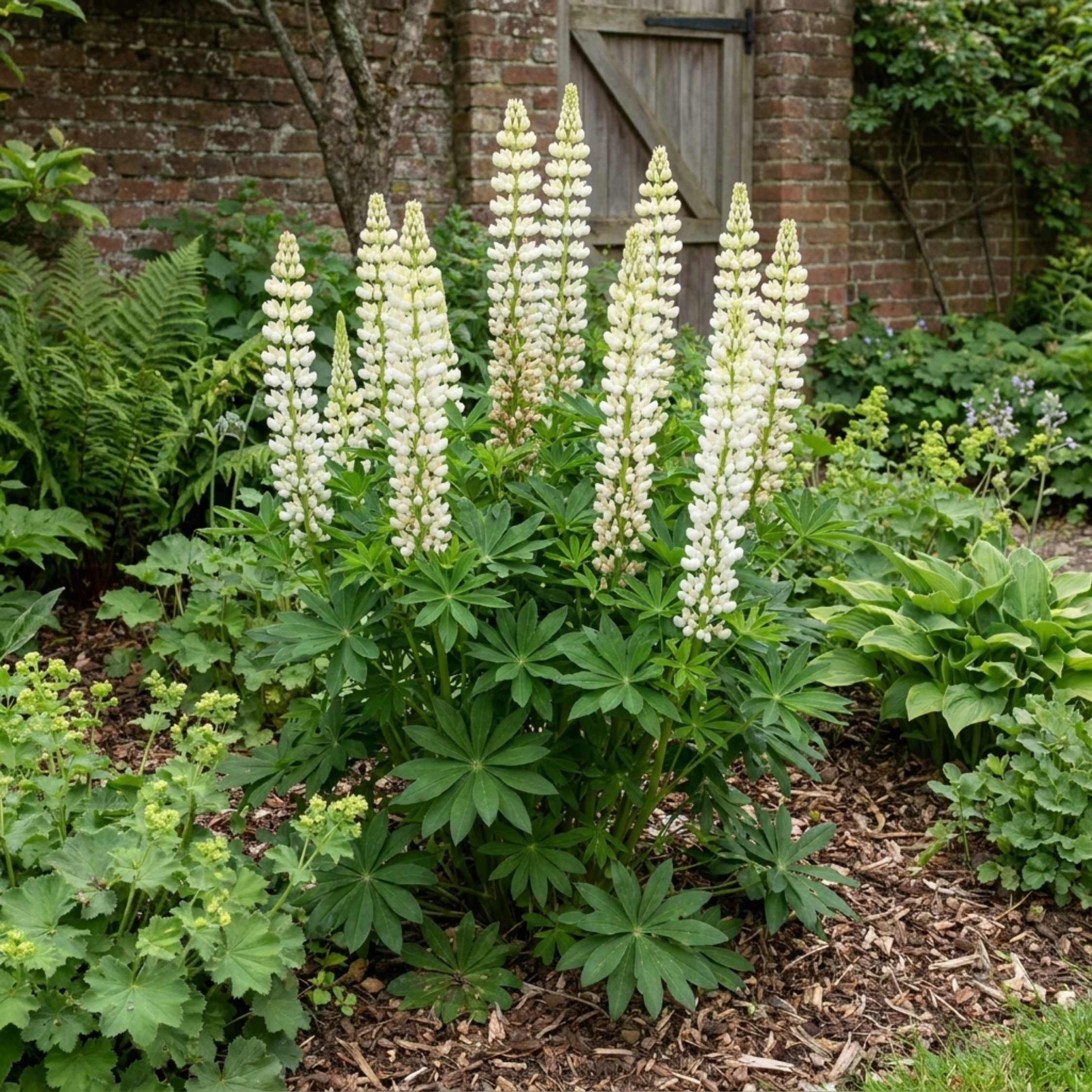 Lupin ‘Legendary White Shades’ — Herbaceous Perennial, Bee-Friendly, 3L Pot