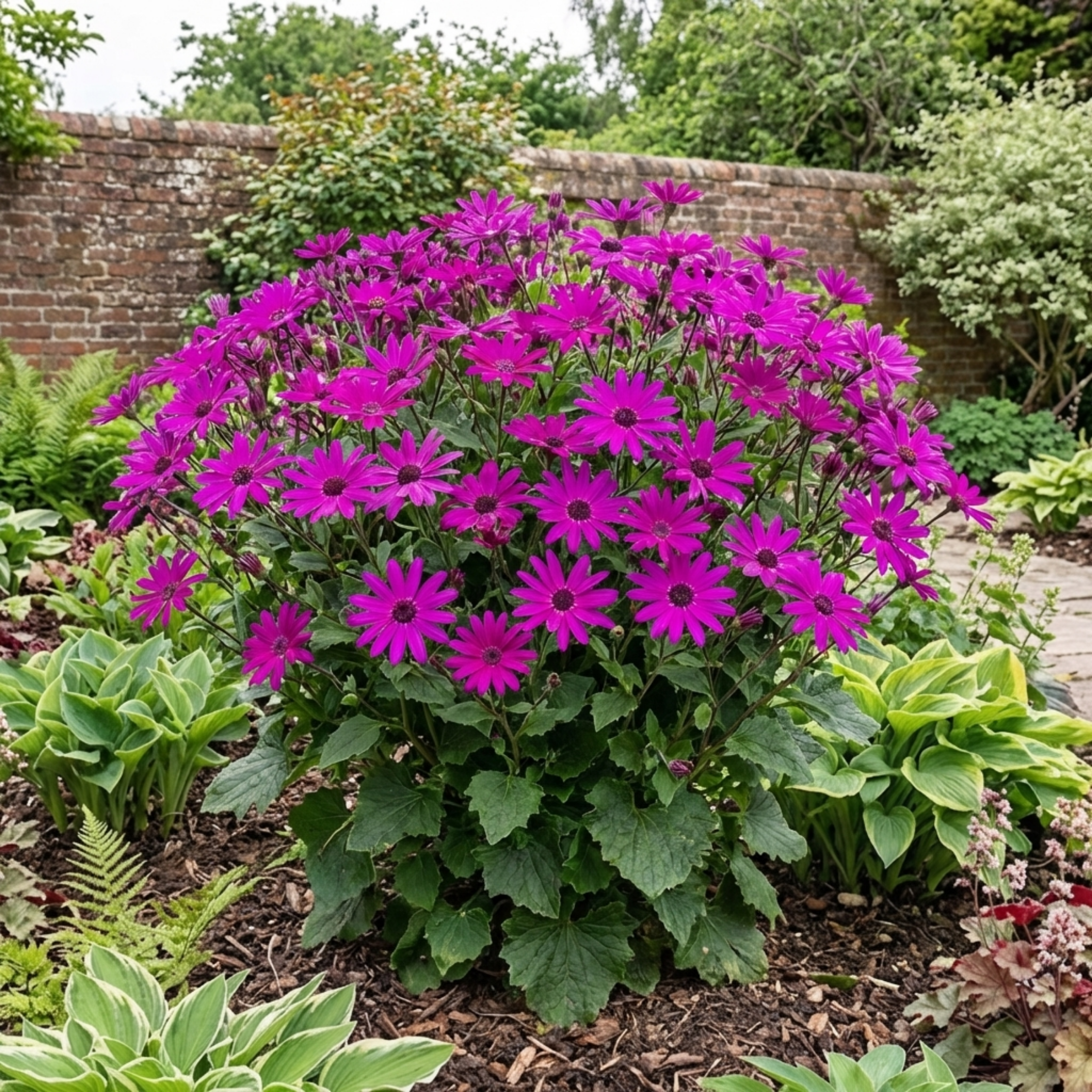 Senetti ‘Magenta Pericallis Daisy’ — Bedding Plant, Bee-Friendly, 6.5L Pot