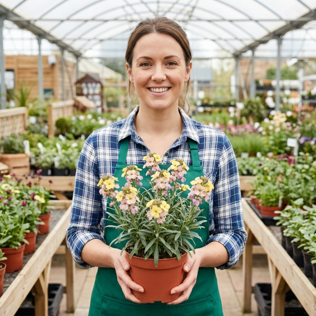 Cheiranthus ‘Spring Feeling’ — Hardy Short-Lived Perennial, Bee-Friendly, 1L Pot (Set of 3 or 6)