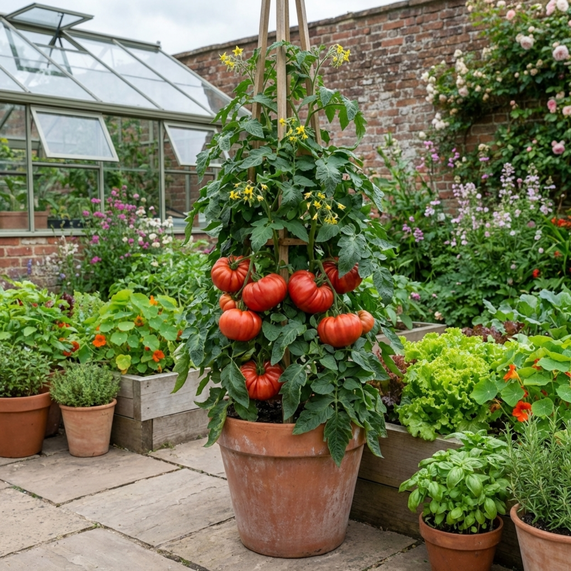 Tomato ‘Supersteak’ — Fruit Plant / Tender Annual, 10.5cm Pot (Set of 3 or 6)