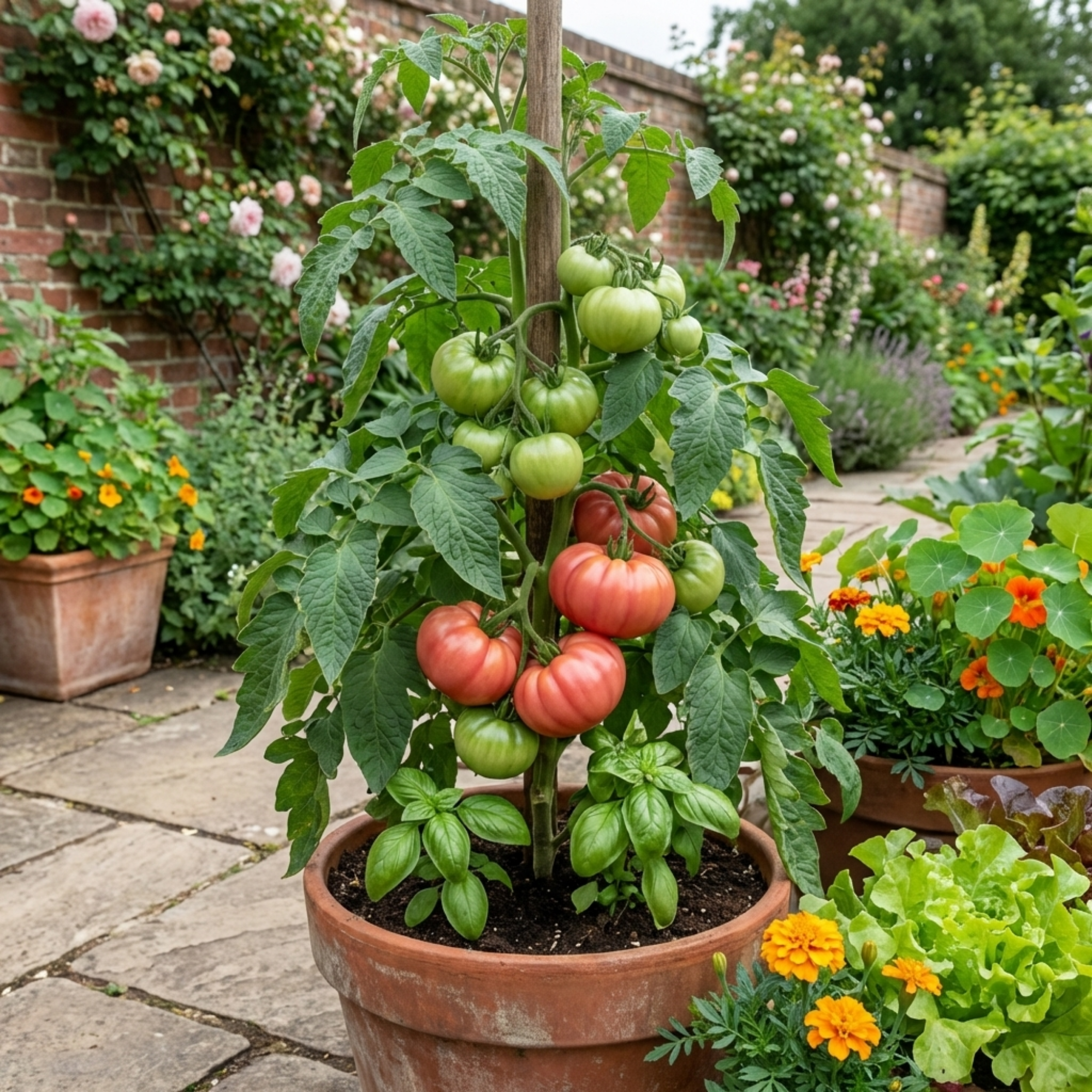 Tomato ‘Brandy Boy’ — Fruit Plant / Tender Annual, 10.5cm Pot (Set of 3 or 6)