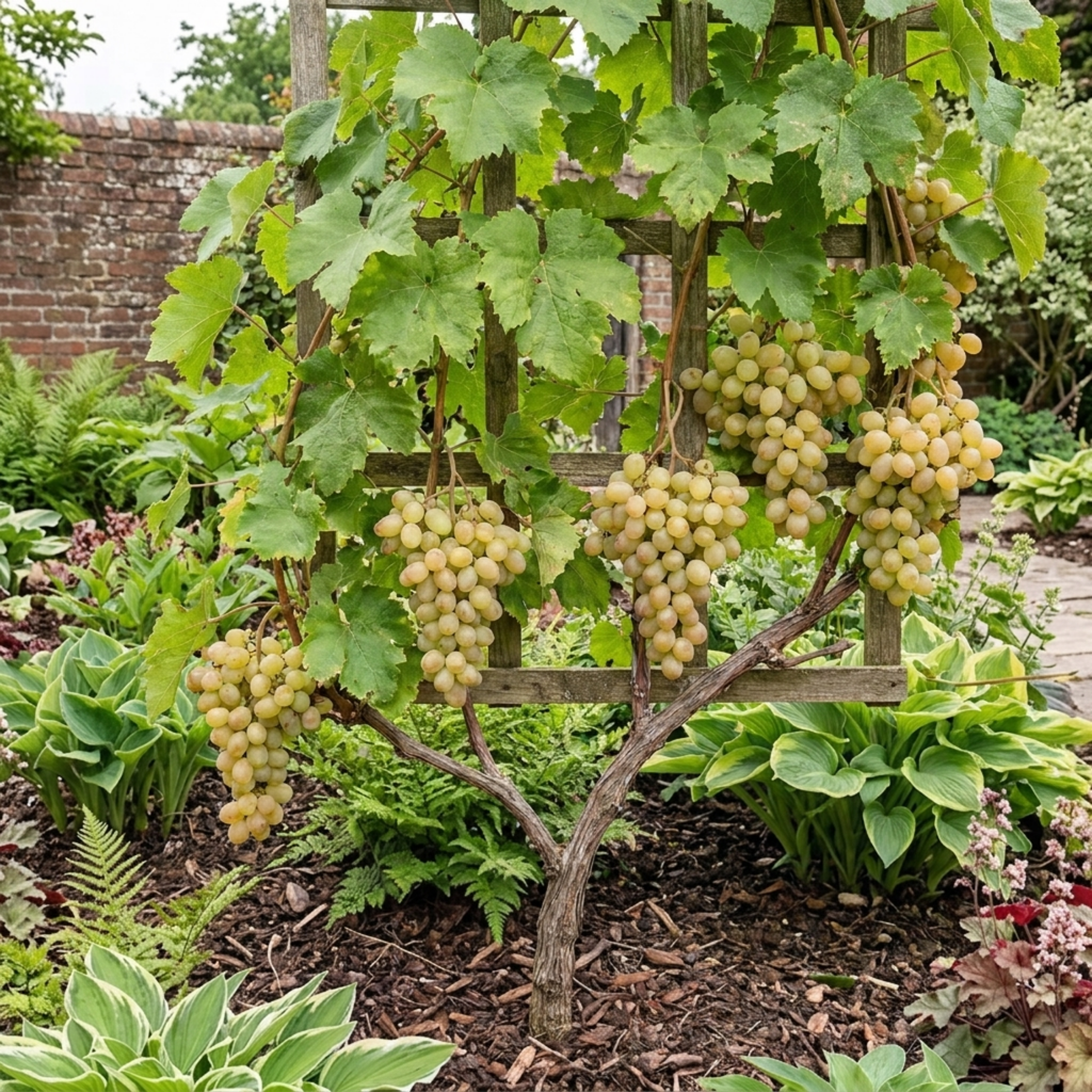 Superior ‘Seedless White Grape Vine’ — Hardy Deciduous Climbing Vine, 3L Pot