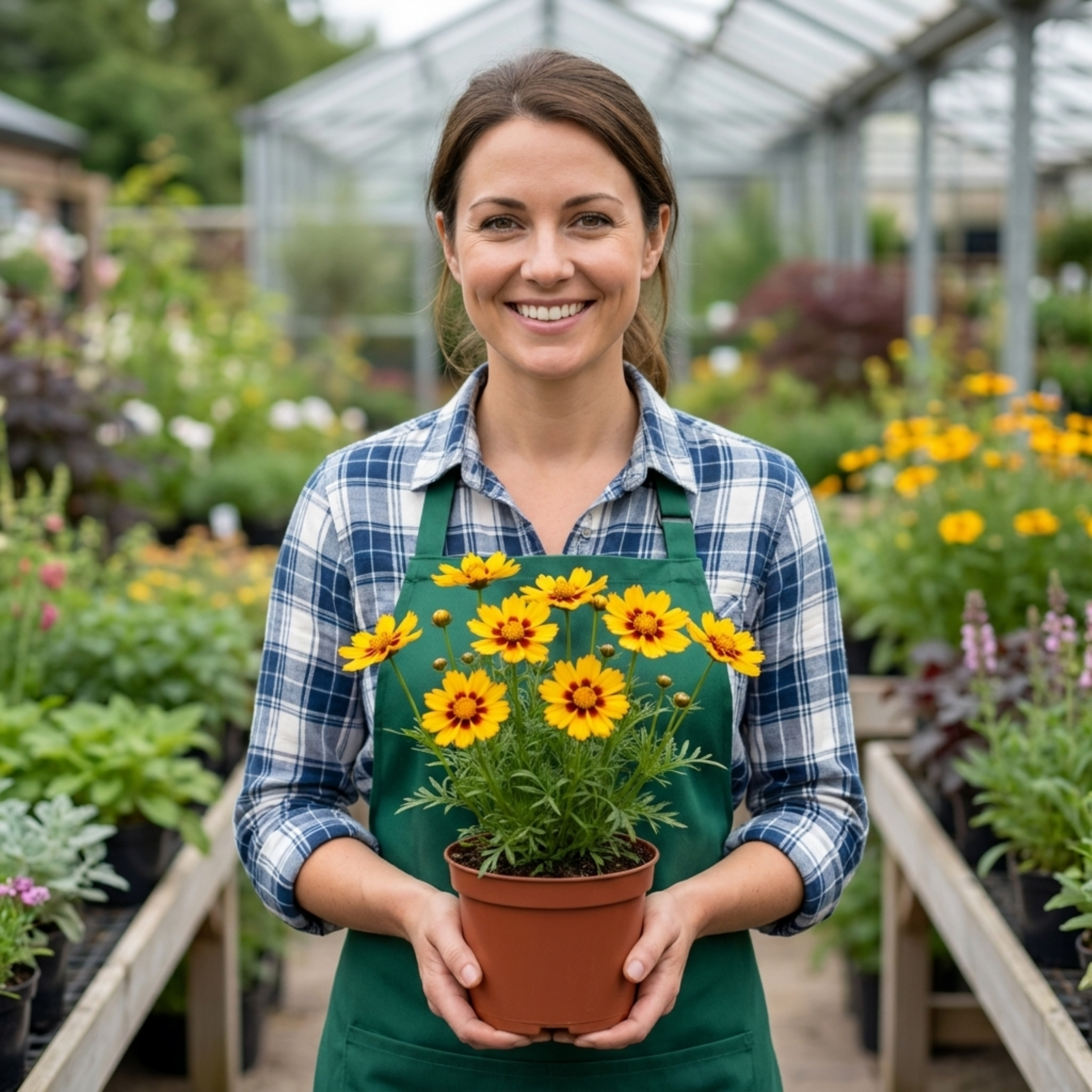 Coreopsis ‘Early Sunrise’ — Herbaceous Perennial, Bee-Friendly, 1L Pot (Set of 3 or 6)