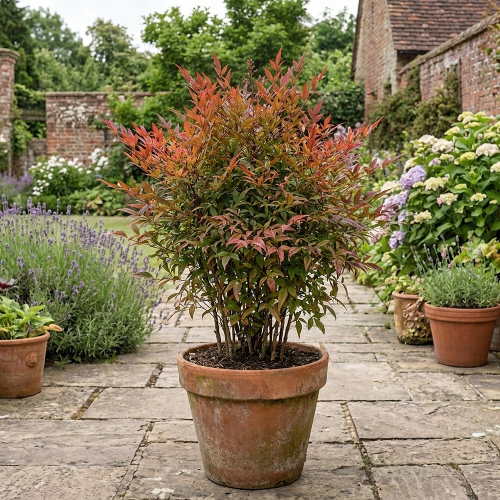 Nandina ‘Gulf Stream’ — Compact Evergreen Shrub, 3L Pot
