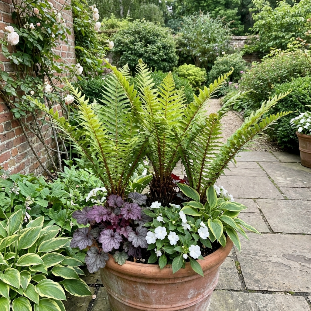 Dryopteris affinis 'Montana' — Male Fern, Hardy Semi-Evergreen, 1L Pot (Set of 3 or 6)