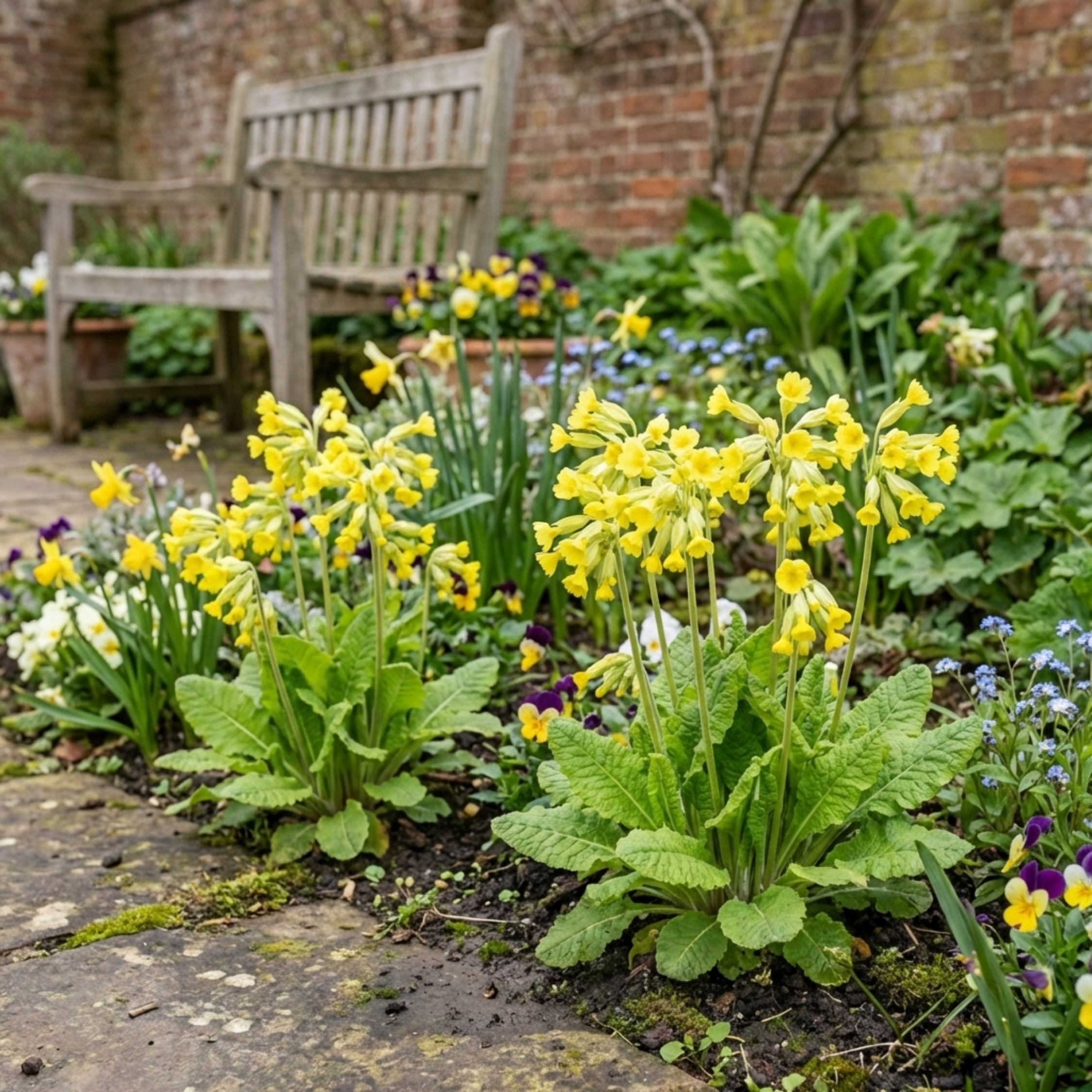 Primula ‘Yellow’ — Hardy Herbaceous Perennial, Bee-Friendly, 1L Pot (Set of 3 or 6)