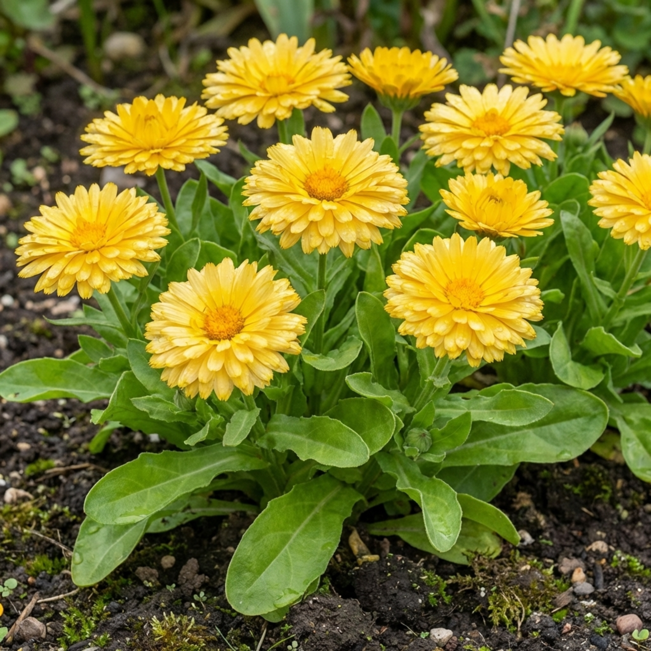 Calendula ‘Fiesta Yellow’ — Hardy Perennial, 1L Pot (Set of 3 or 6)