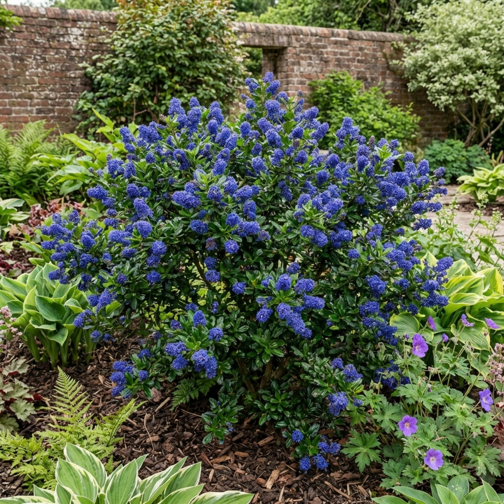 Ceanothus ‘Skylark’ — Evergreen Shrub, Bee-Friendly, 3L Pot