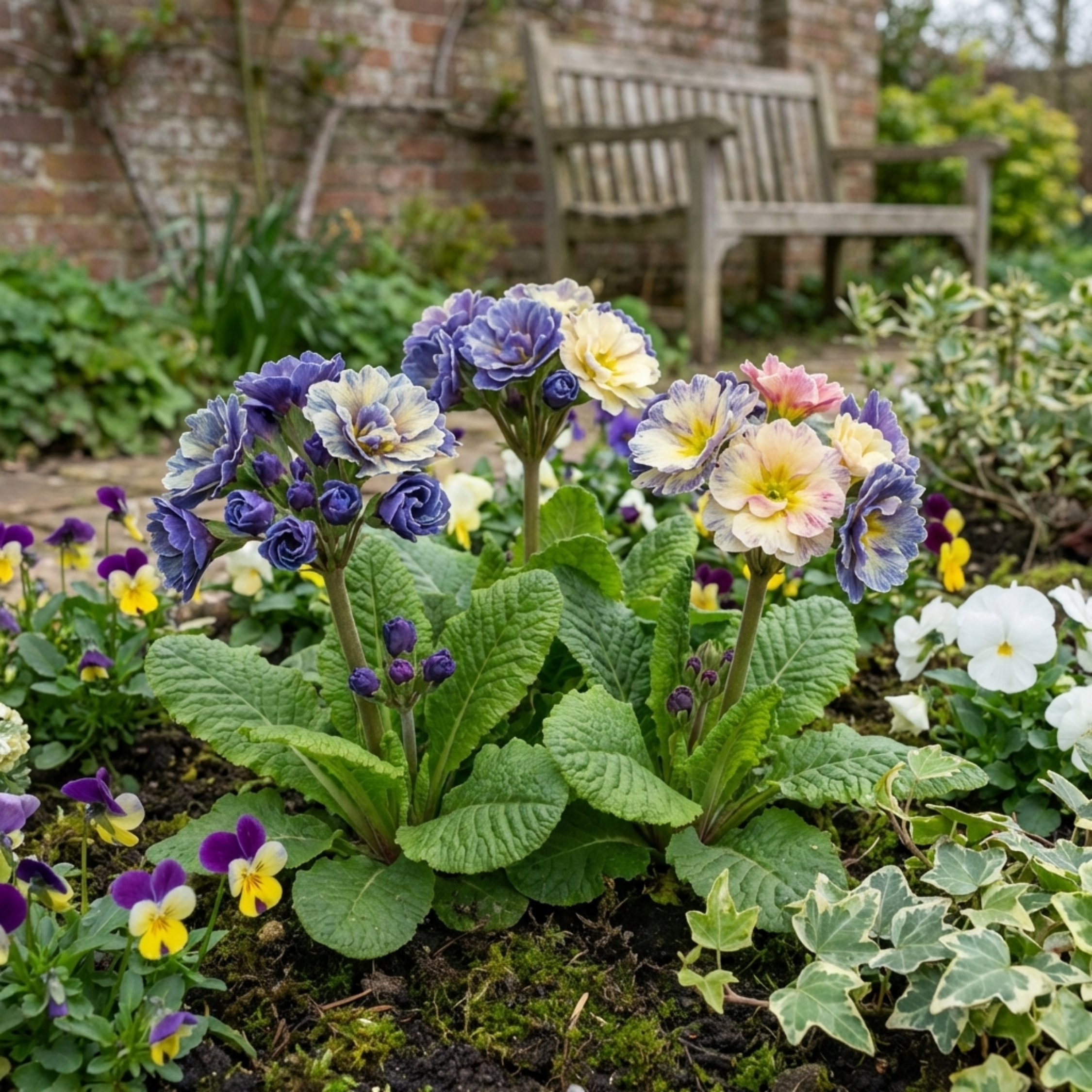 Primula ‘Chameleon Blue’ — Hardy Perennial, Bee-Friendly, 1L Pot (Set of 3 or 6)