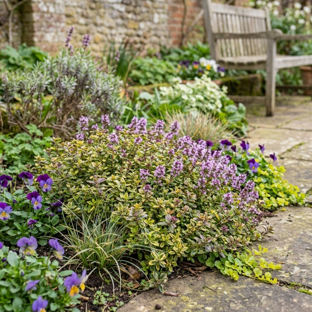 Thymus ‘Doone Valley’ — Hardy Evergreen Perennial Herb, Bee-Friendly, 1L Pot (Set of 3 or 6)