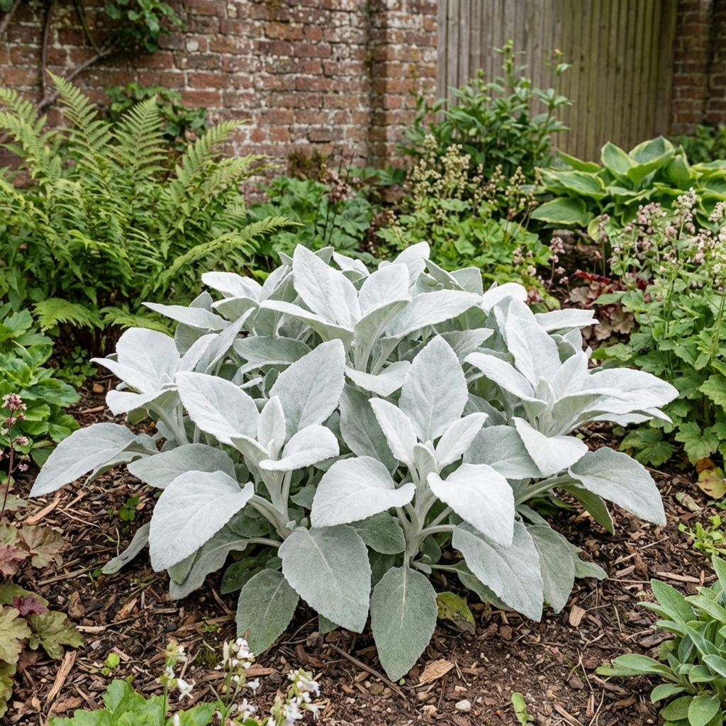 Senecio ‘Angel Wings Silver Leaf’ — Evergreen Perennial, 23cm Pot