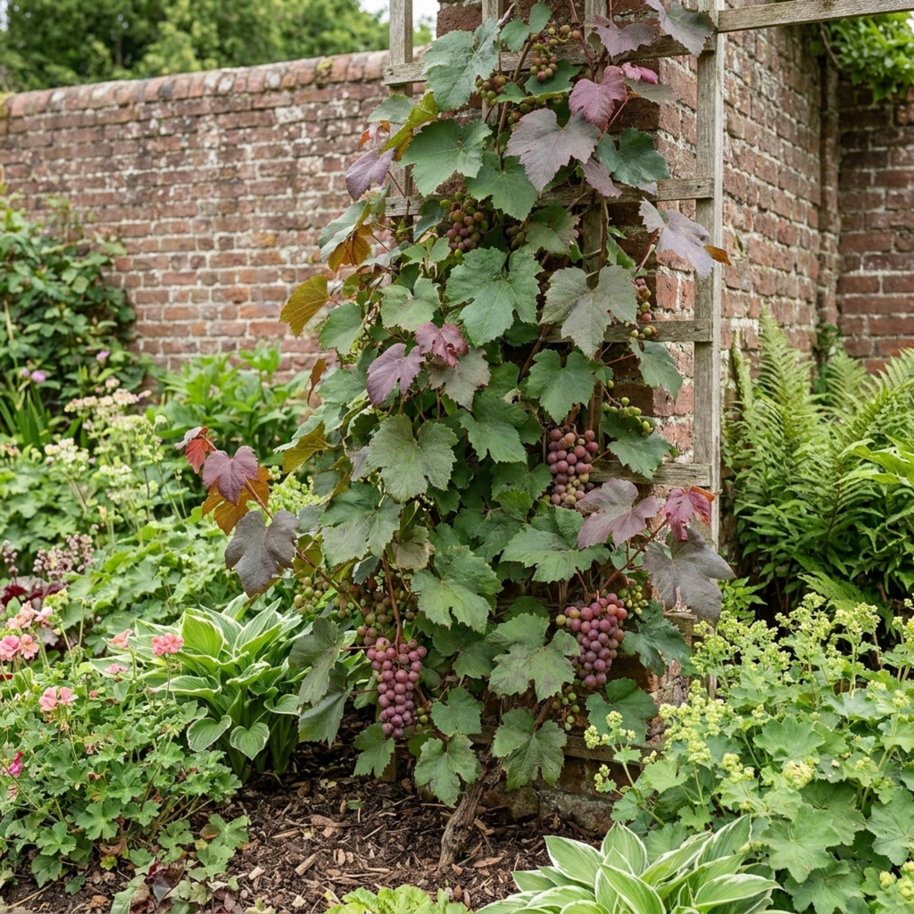 Vitis ‘Strawberry Wine Grape Vine’ — Hardy Deciduous Climbing Vine, 3L Pot