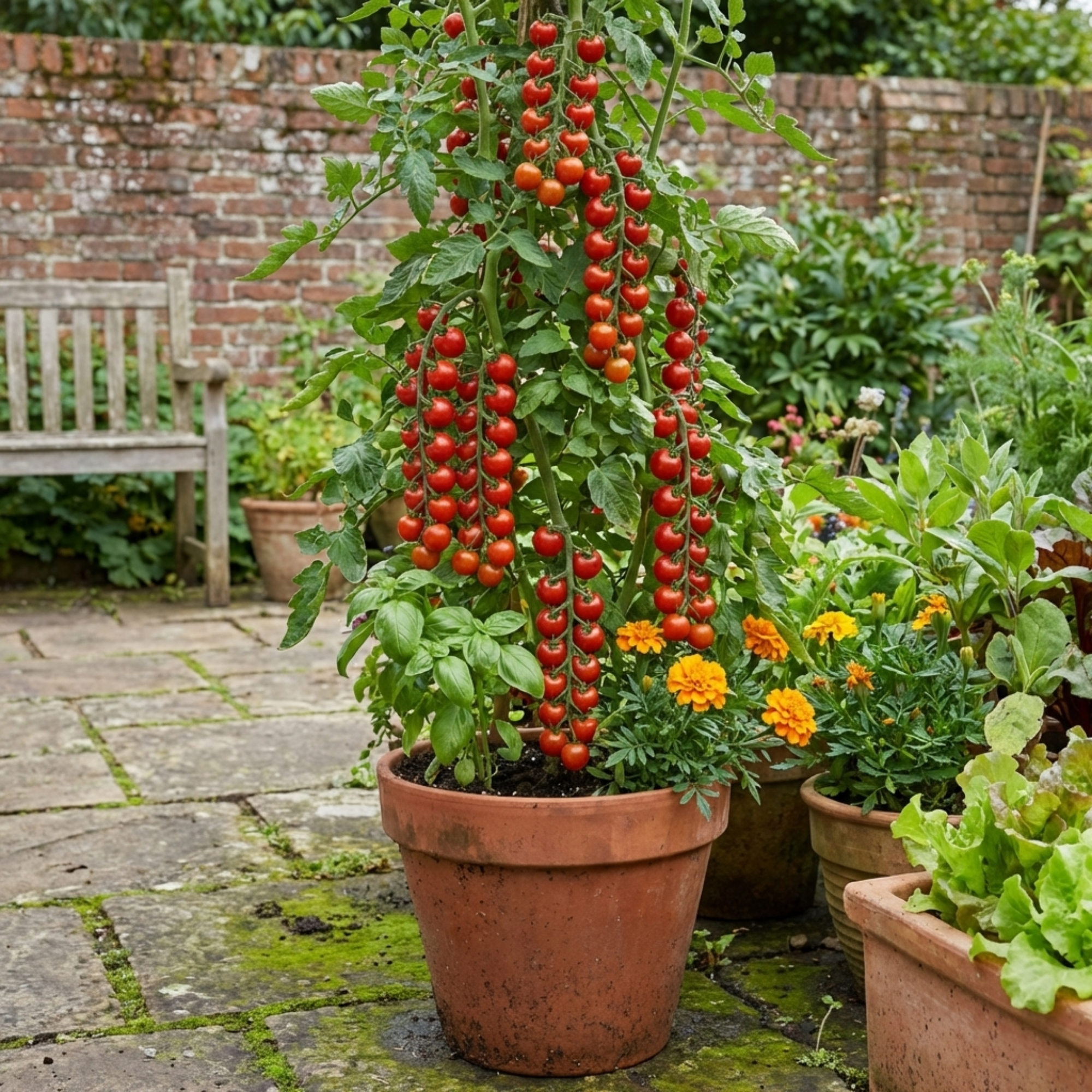Tomato ‘Sweet Million’ — Fruit Plant / Tender Annual, 10.5cm Pot (Set of 3 or 6)