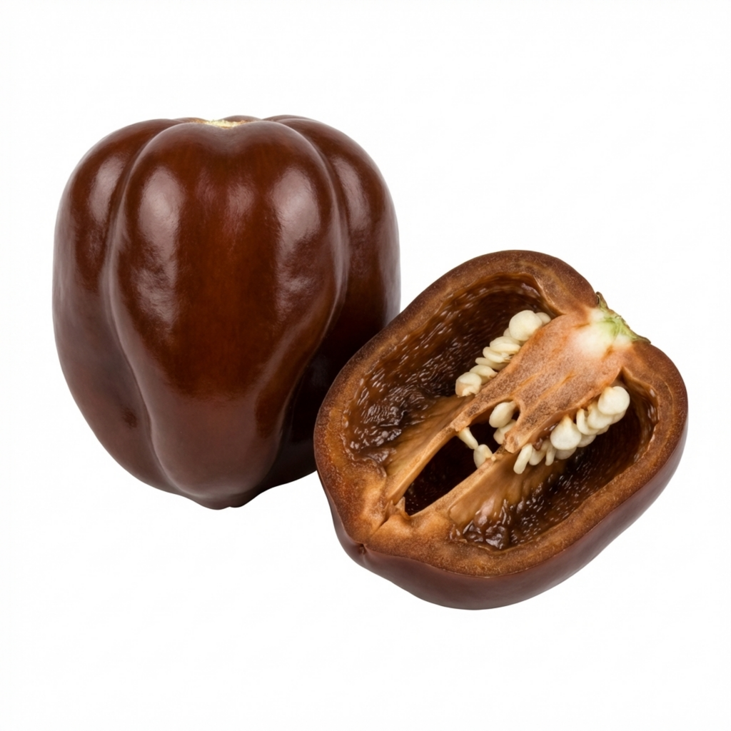 Chilli 'Habanero Chocolate' — Edible Annual, 10.5cm Pot (Set of 3 or 6)