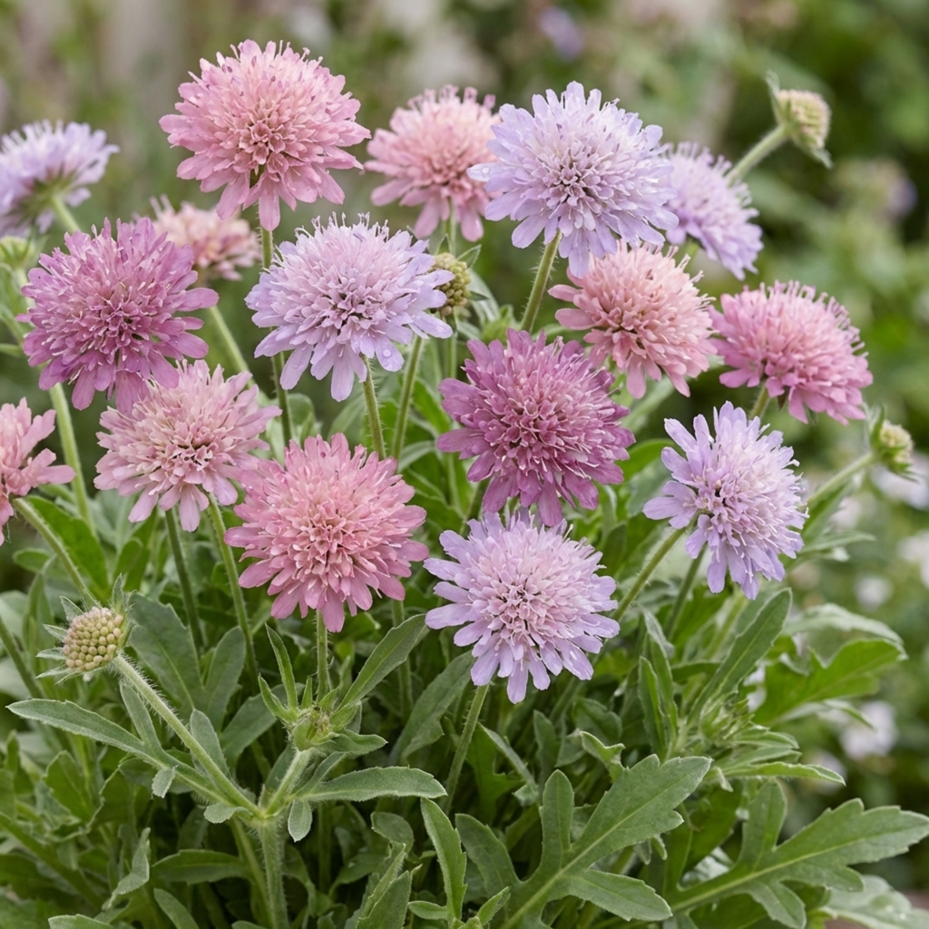 Knautia ‘Melton Pastels’ — Hardy Herbaceous Perennial, Bee-Friendly, 1L Pot (Set of 3 or 6)