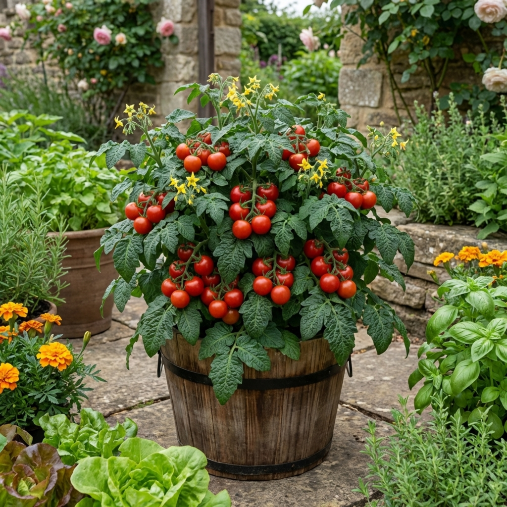 Tomato ‘Veranda Red’ — Fruit Plant / Tender Annual, 10.5cm Pot (Set of 3 or 6)