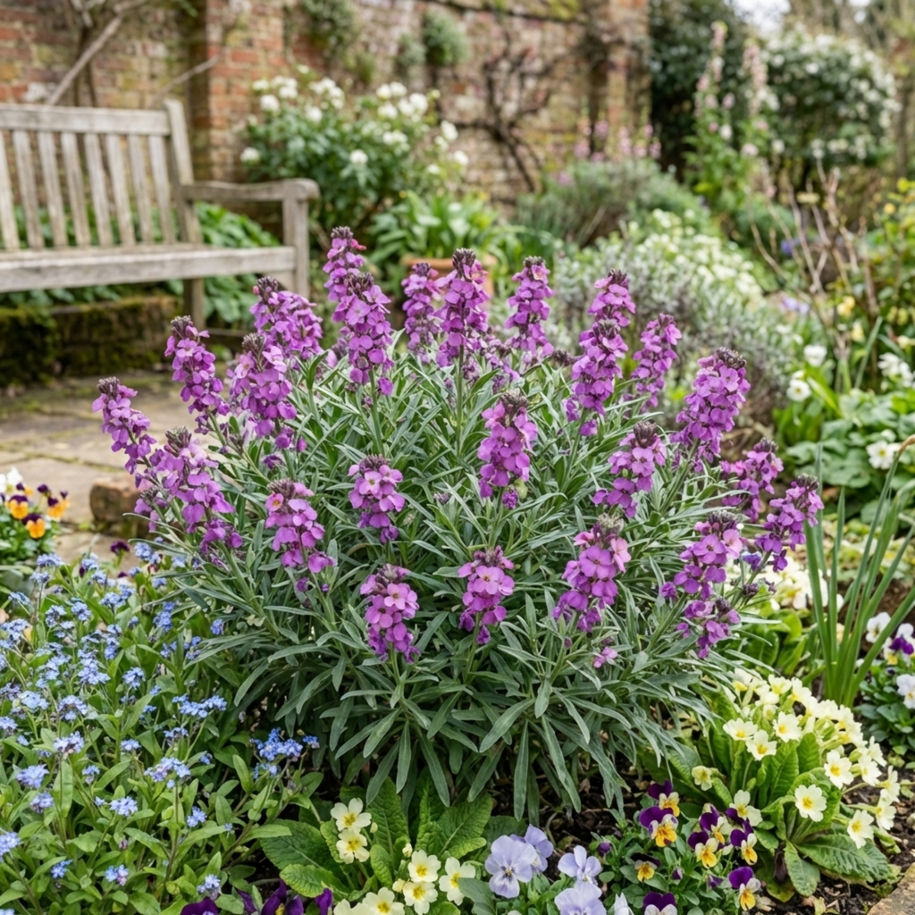 Erysimum ‘Bowles Mauve’ — Evergreen Perennial Sub-shrub, Bee-Friendly, 1L Pot (Set of 3 or 6)