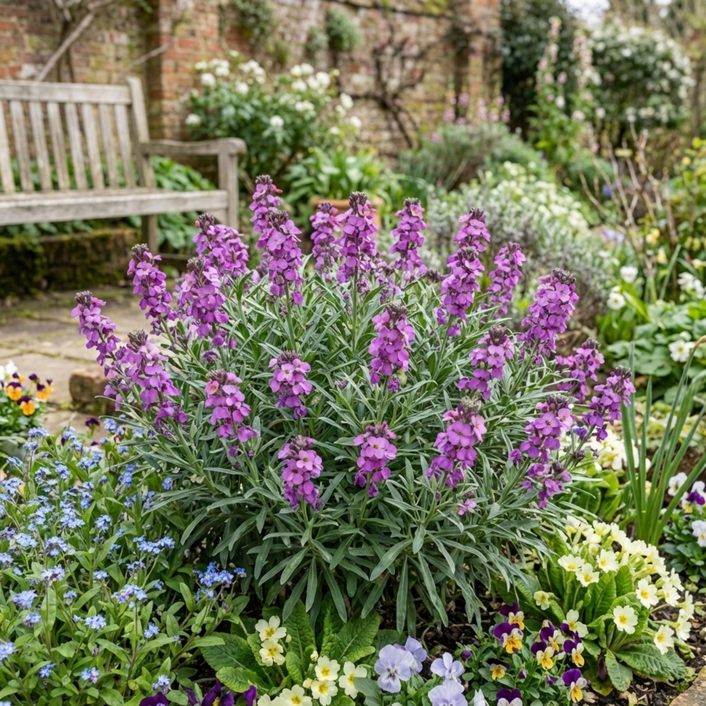 Erysimum ‘Bowles Mauve’ — Evergreen Perennial Sub-shrub, Bee-Friendly, 1L Pot (Set of 3 or 6)