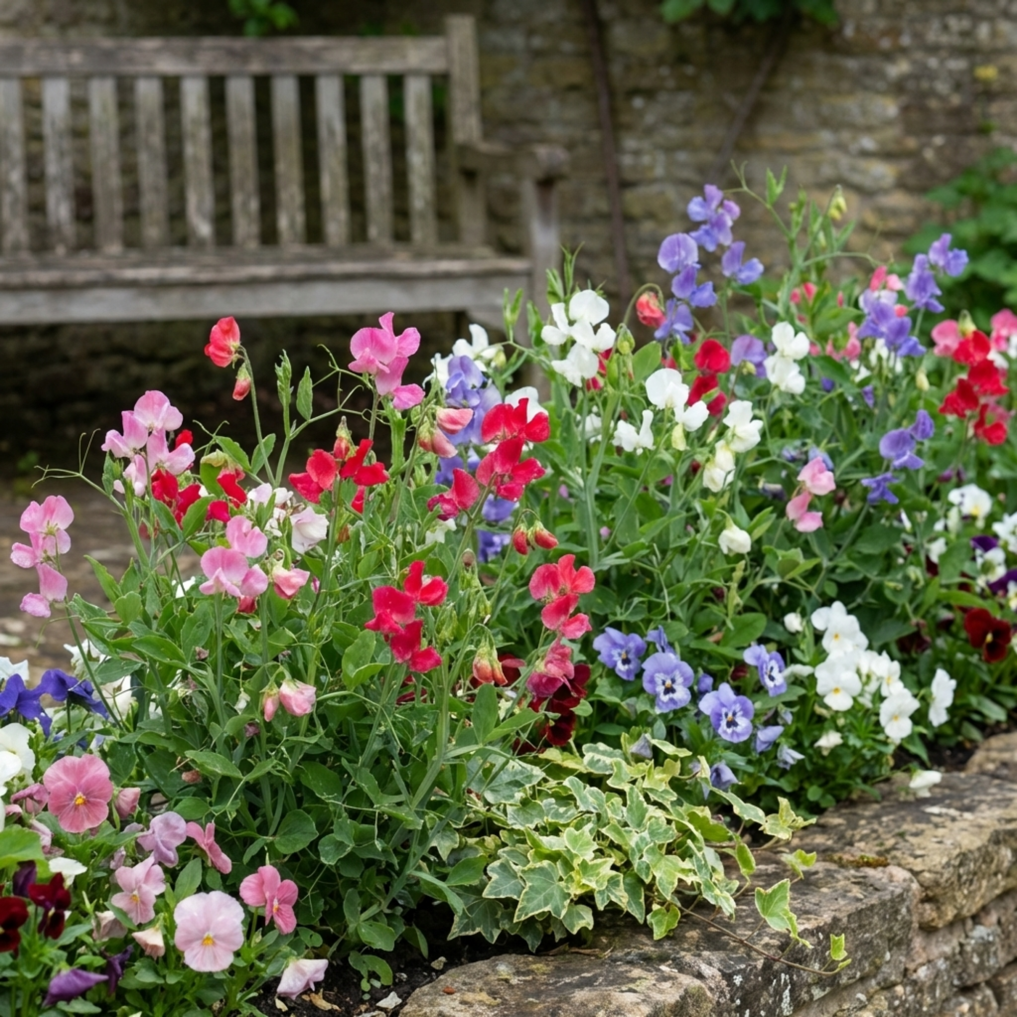 Lathyrus ‘Little Sweetheart’ — Hardy Annual Climber, Bee-Friendly, 10.5cm Pot (Set of 3 or 6)