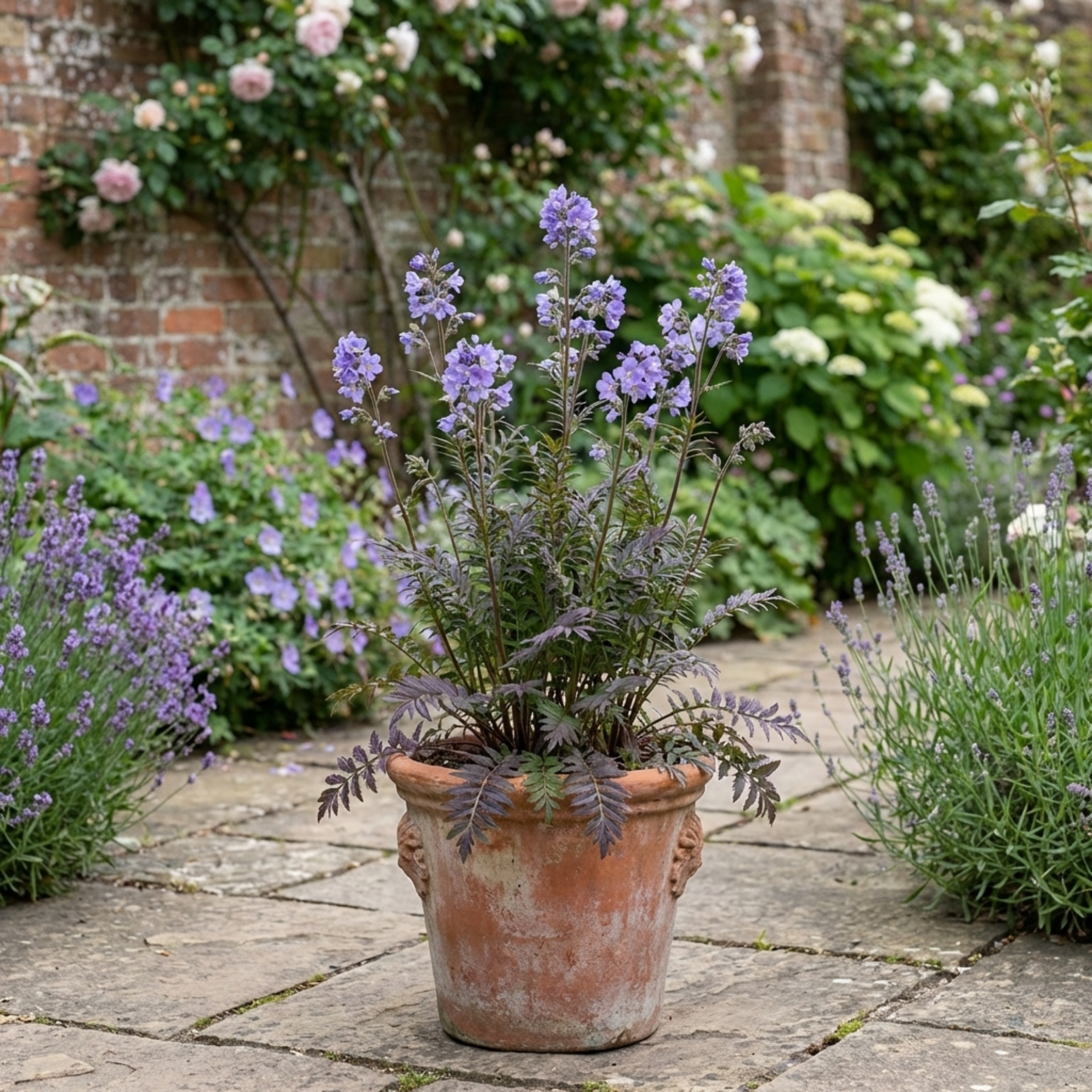 Polemonium ‘Heaven Scent’ — Hardy Herbaceous Perennial, Bee-Friendly, 3L Pot