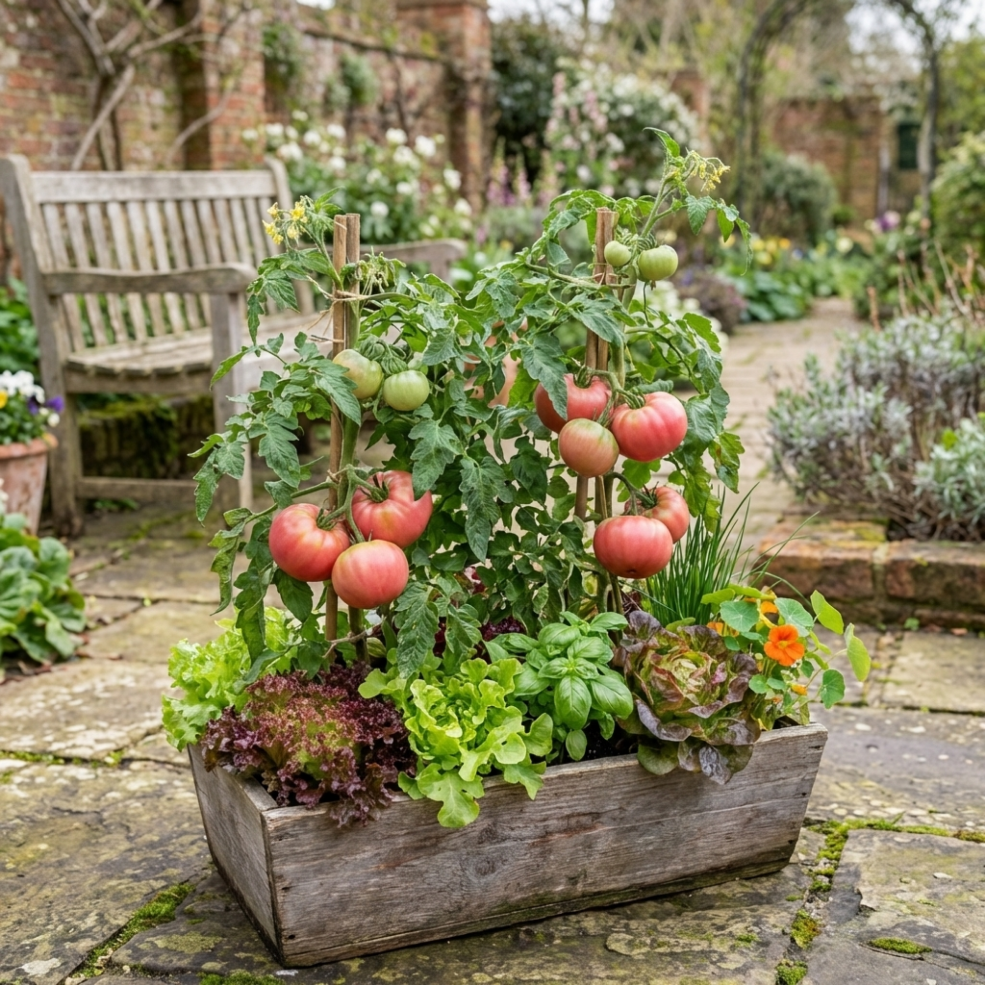 Tomato ‘Brandy Boy’ — Fruit Plant / Tender Annual, 10.5cm Pot (Set of 3 or 6)
