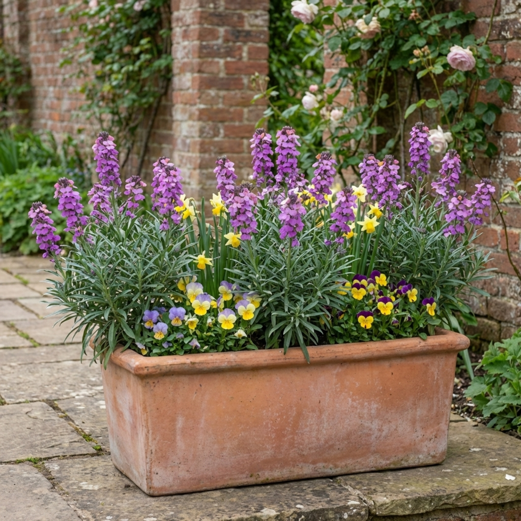 Erysimum ‘Bowles Mauve’ — Evergreen Perennial Sub-shrub, Bee-Friendly, 1L Pot (Set of 3 or 6)