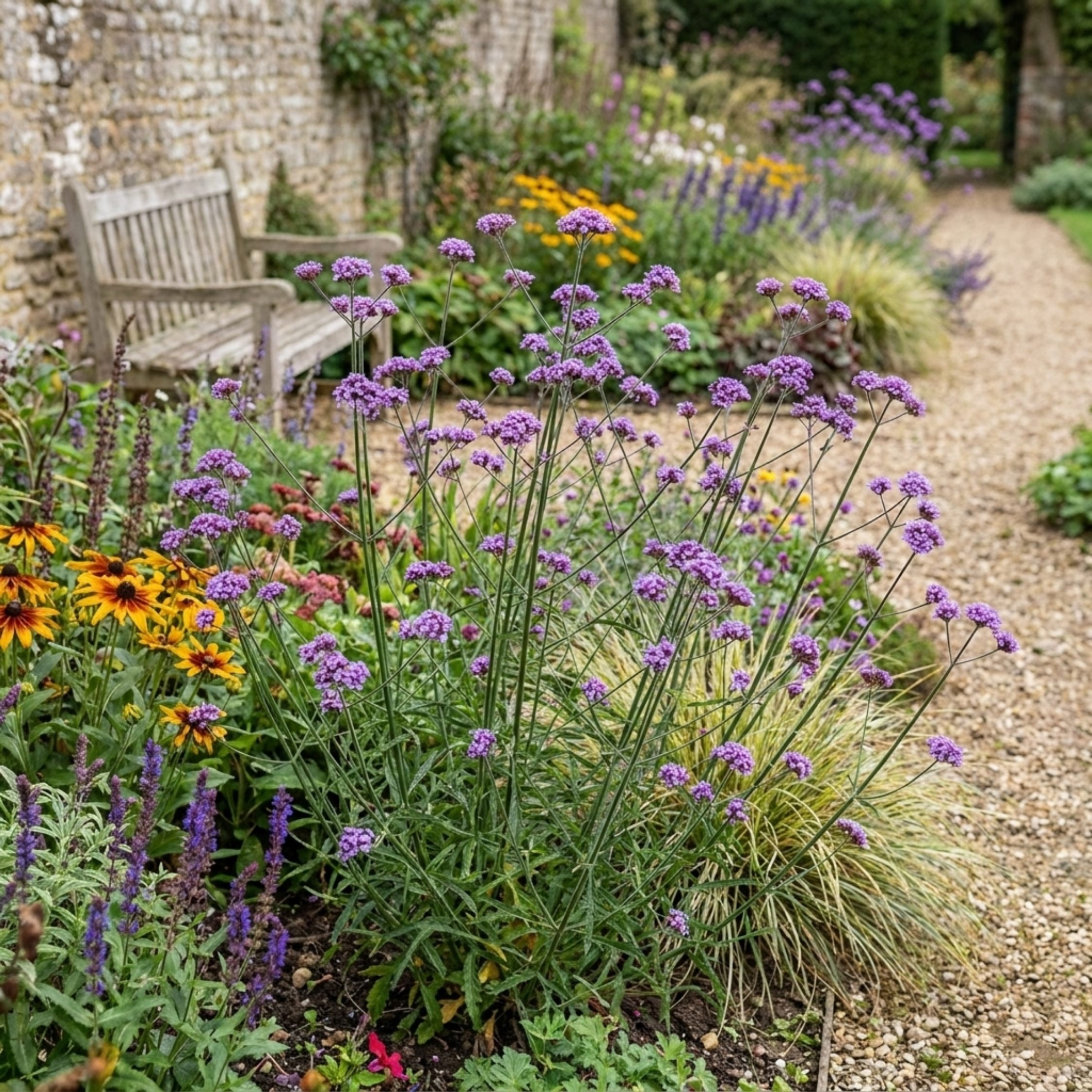 Verbena ‘Bonariensis’ — Hardy Perennial, Bee-Friendly, 1L Pot (Set of 3 or 6)