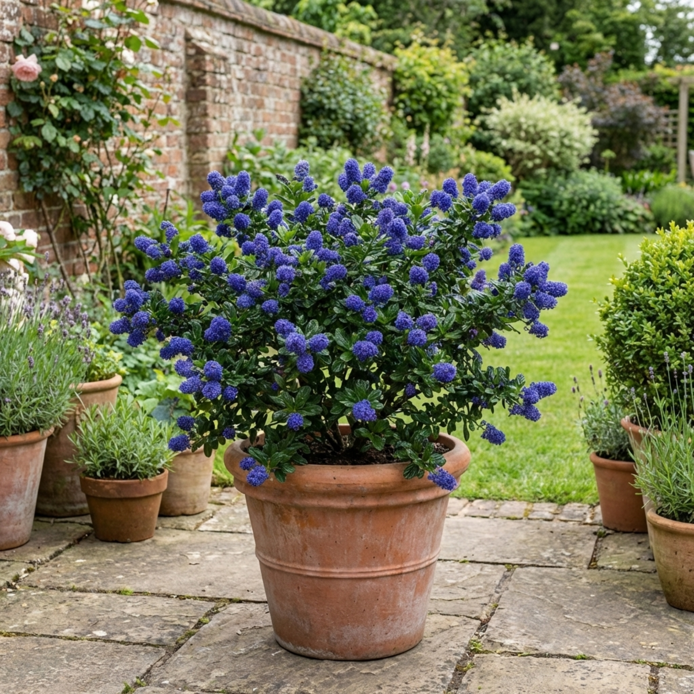 Ceanothus ‘Concha’ — Evergreen Shrub, Bee-Friendly, 3L Pot