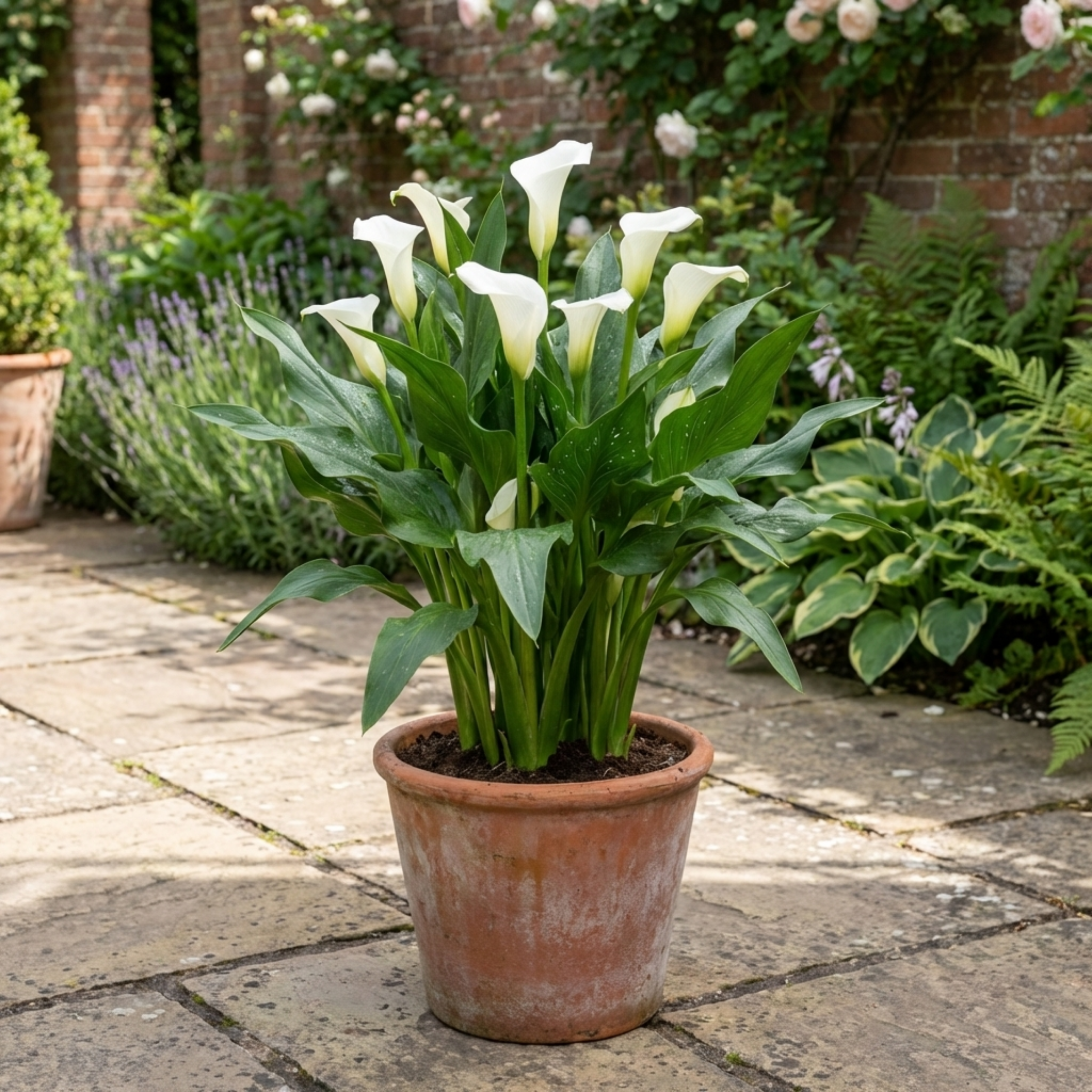 Zantedeschia ‘Snow White Live’ — Hardy Perennial, Bee-Friendly, 3L Pot