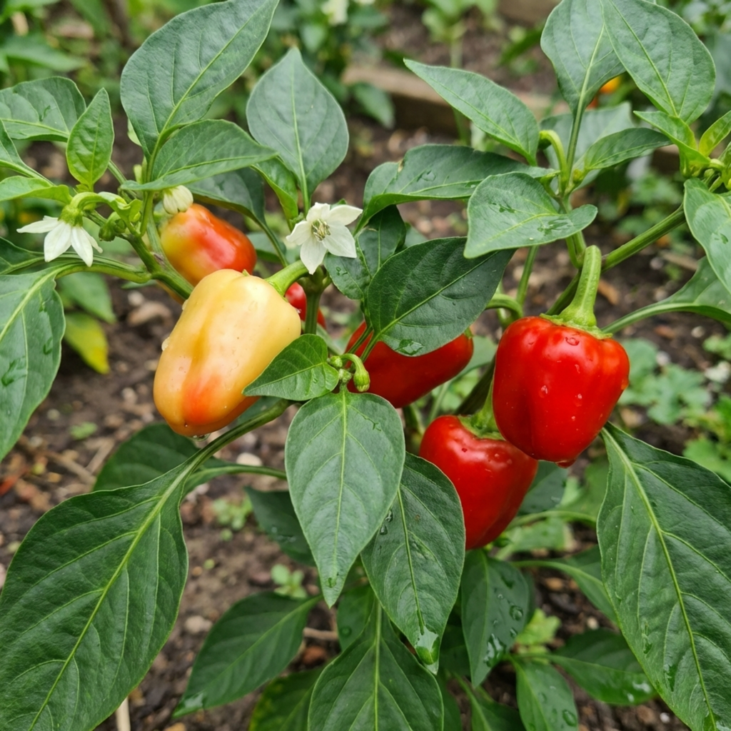 Sweet Pepper 'Liberty Belle' — Edible Annual, 10.5cm Pot (Set of 3 or 6)