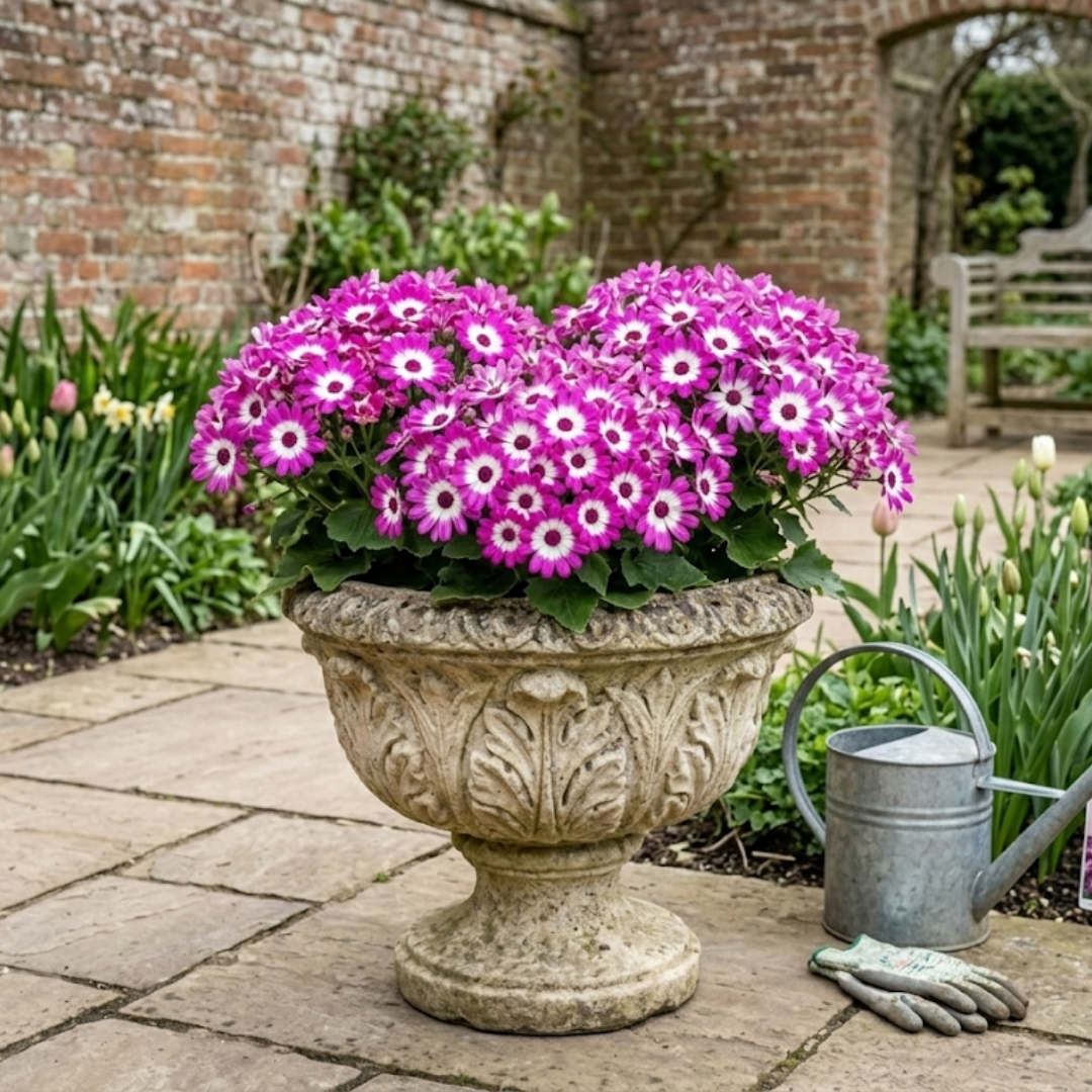 Senetti 'Pink Bicolour' — Bedding Plant, Bee-Friendly, 2L Pot