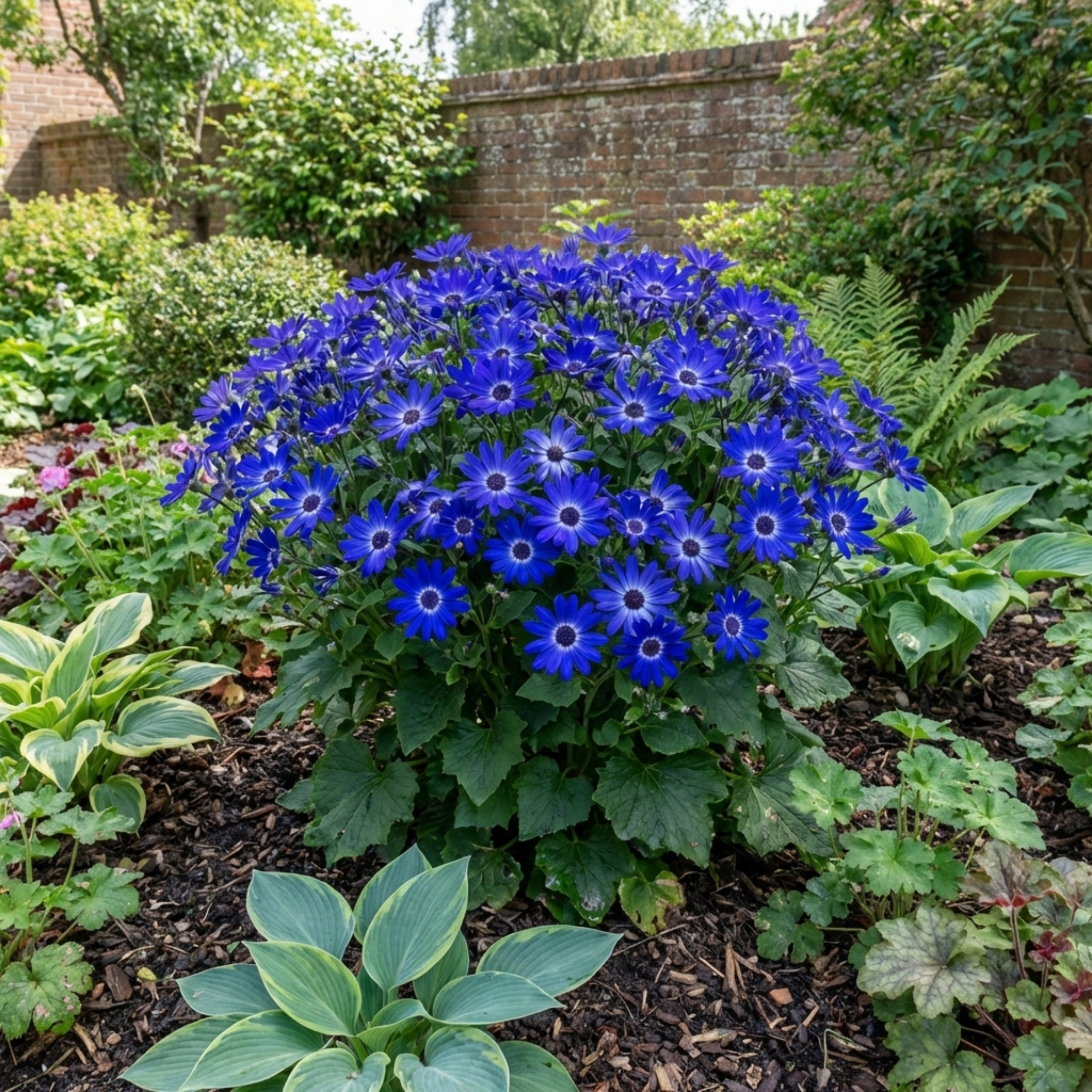 Senetti ‘Kobalt Blue Pericallis Daisy’ — Bedding Plant, Bee-Friendly, 17cm Pot